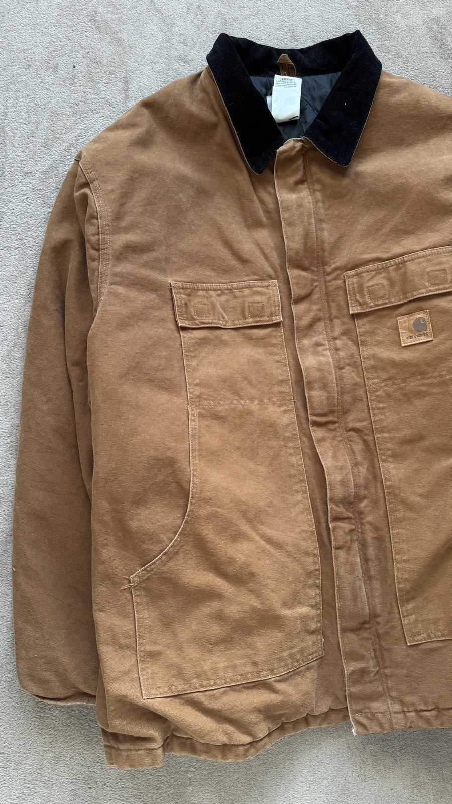 Carhartt Vintage 90's Jacket C28 Detroit Trucker Duck active work ysl Size US XXL / EU 58 / 5 - 2 Thumbnail