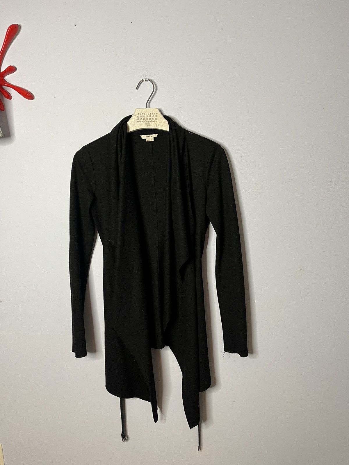Helmut Lang Goatskin belt Cardigan