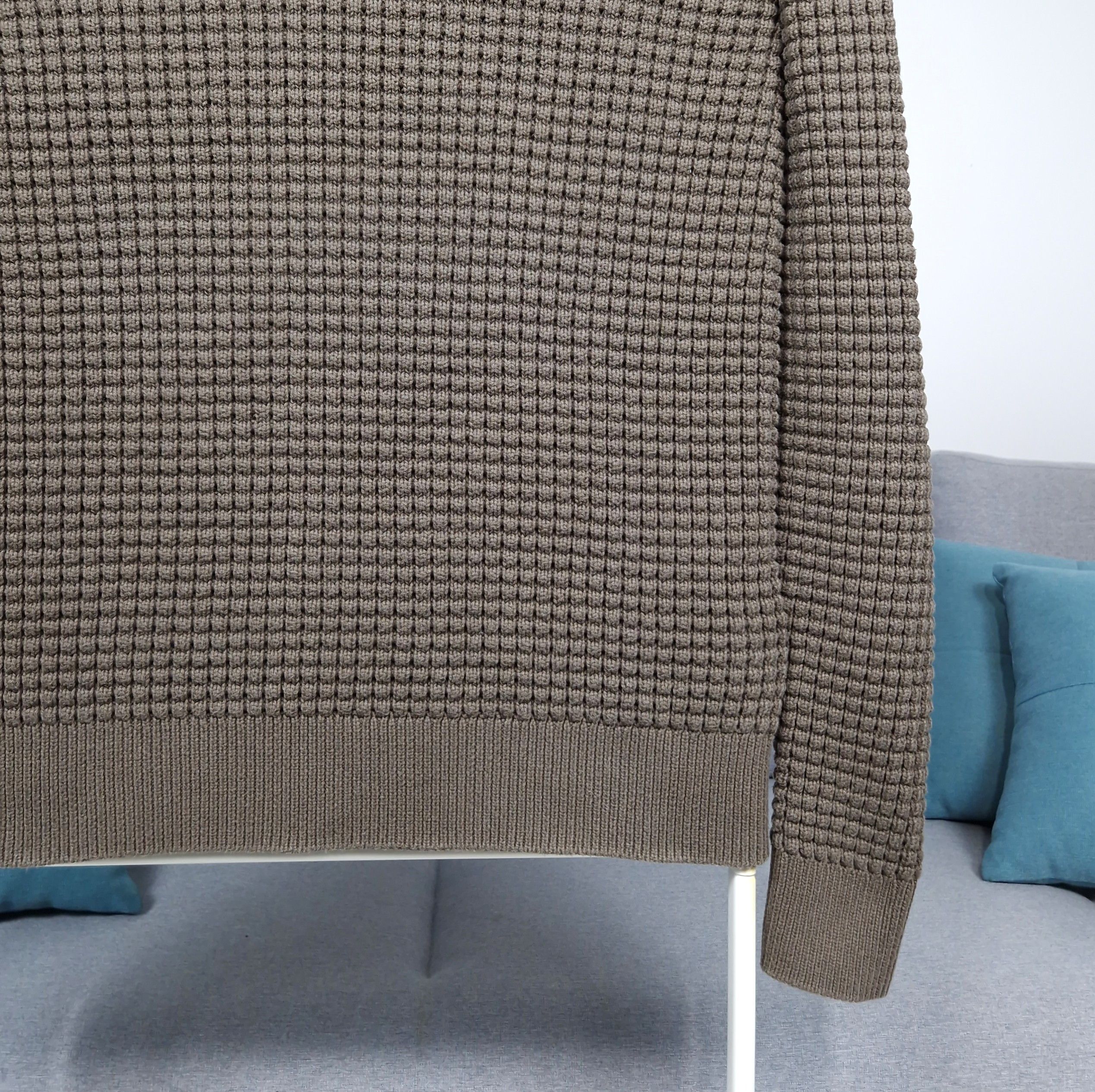Allsaints Men's AllSaints Kargg Crew knitwear sweater swetashirt khaki Size US S / EU 44-46 / 1 - 8 Thumbnail