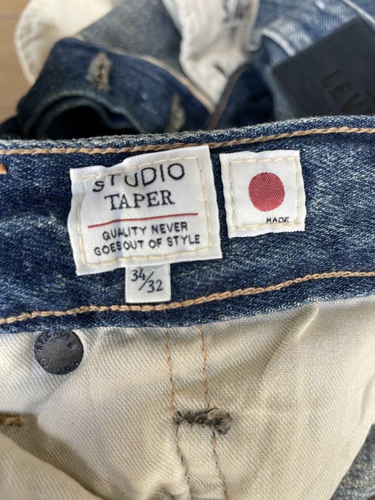 Levi's × Levi's Made & Crafted Levi’s Made & Craft Studio Taper Selvedge Jean Size US 33 - 21 Thumbnail