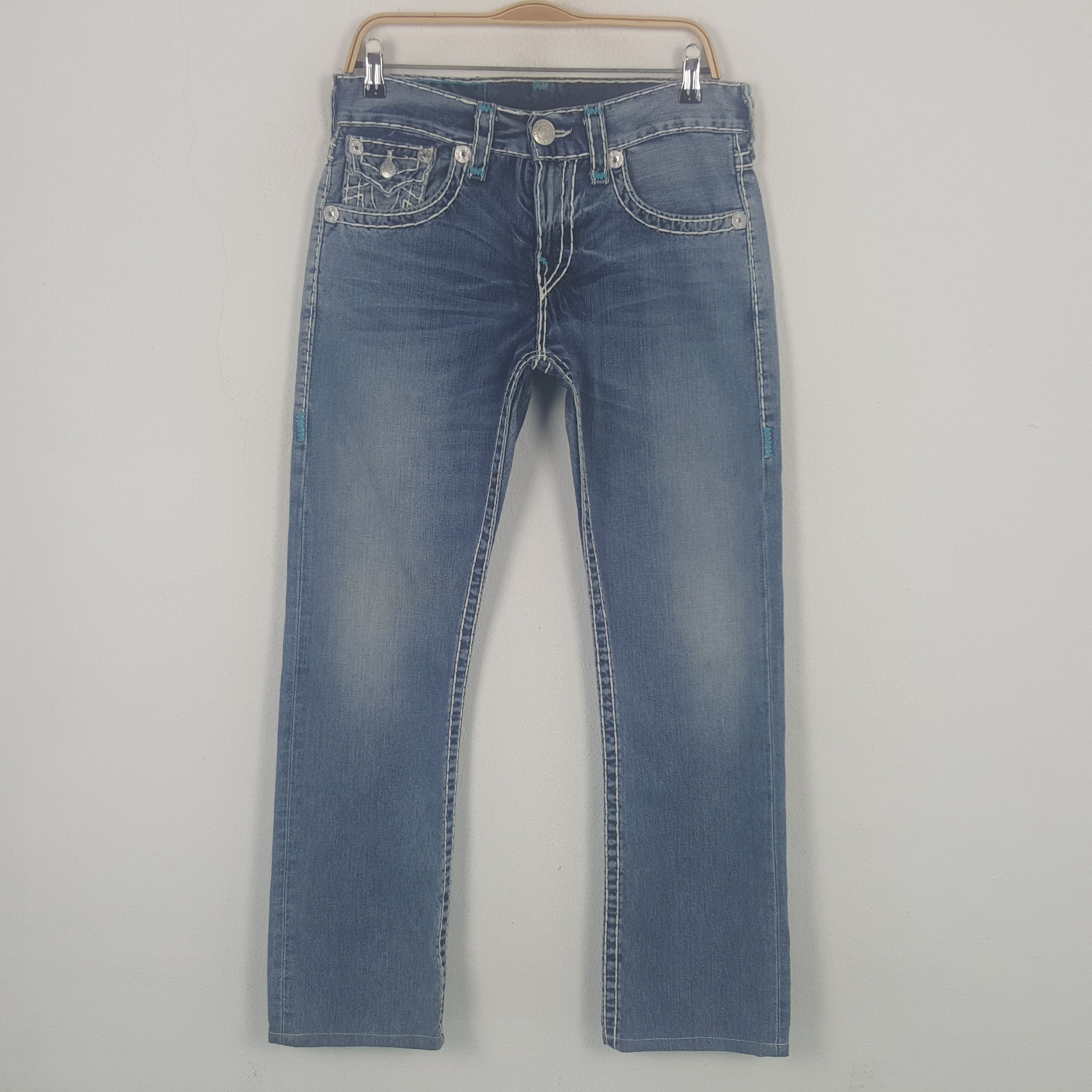 True Religion Vintage True Religion USA Denim Jeans Size US 31 - 1 Thumbnail
