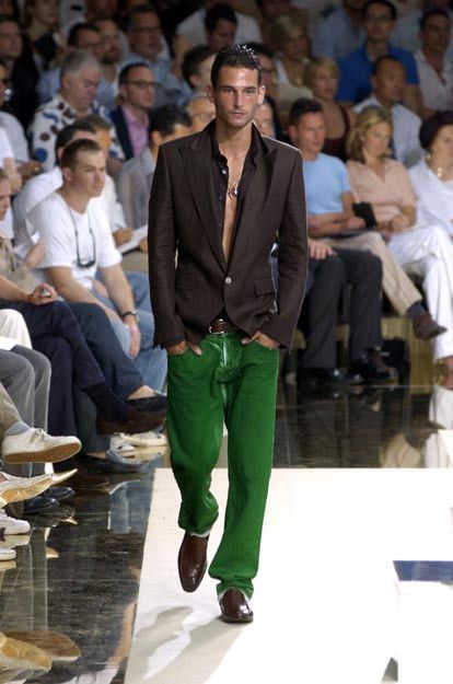 Dolce & Gabbana SS05 Dolce & Gabbana Distressed Raw Green Denim Size US 32 / EU 48 - 3 Thumbnail