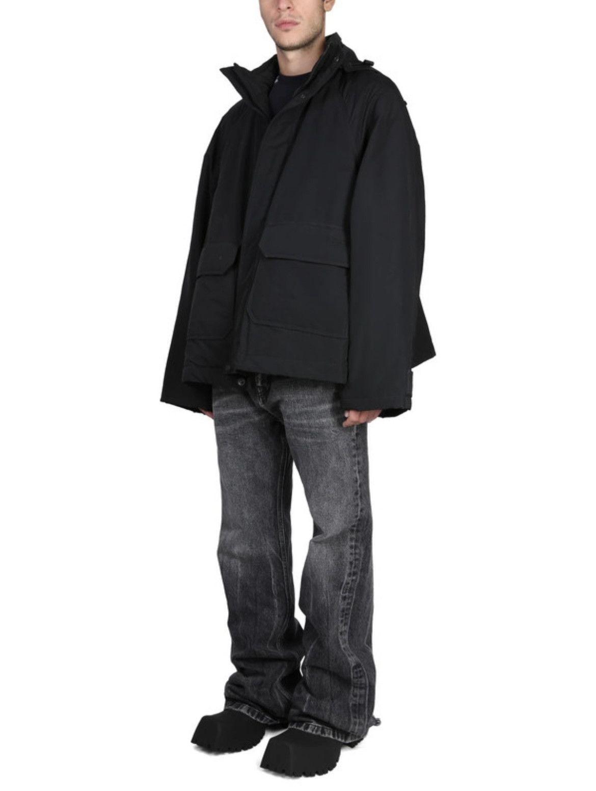 Balenciaga Balenciaga Kick Parka Jacket Size US S / EU 44-46 / 1 - 8 Thumbnail