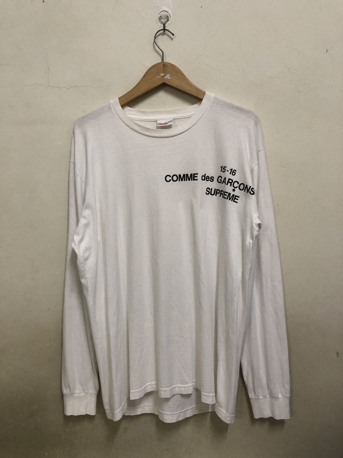 COMME DES GARÇONS X SUPREME 15-16 Supreme Comme Des Garcons Shirt Hooded Sweatshirt cdg black