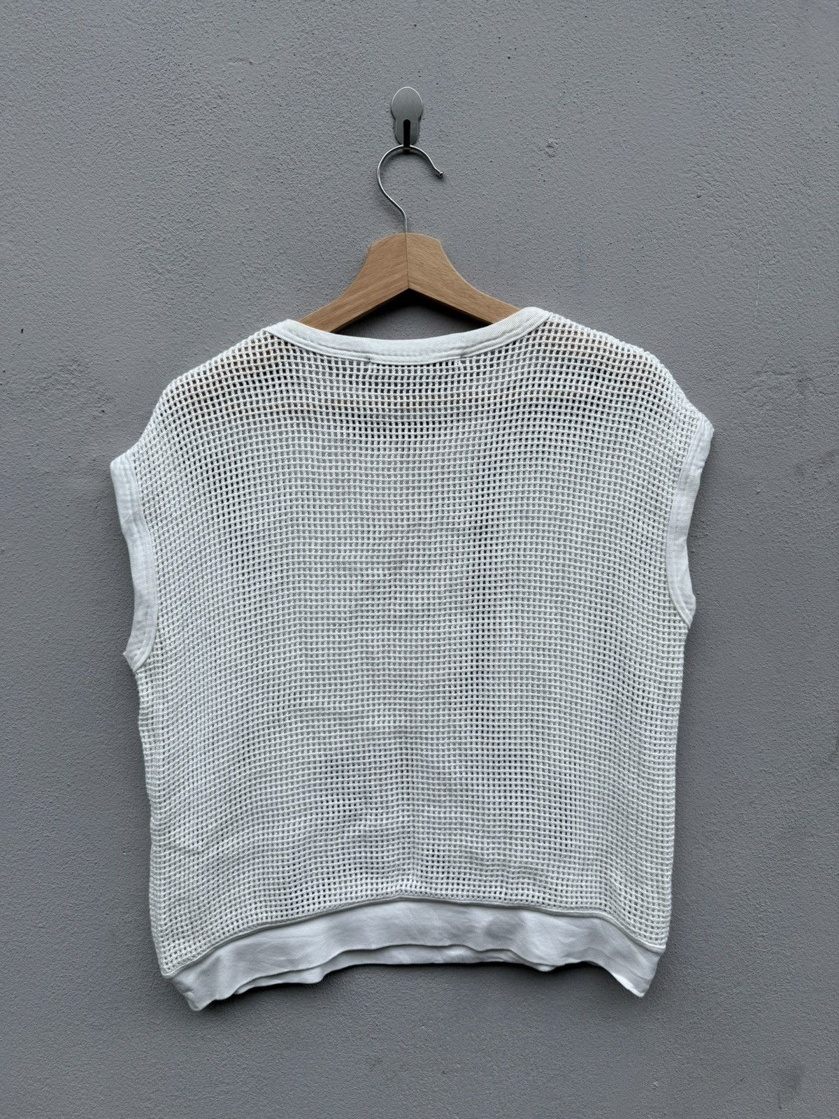 Haversack × If Six Was Nine × Japanese Brand Japanese HAVERSACK Full Mesh Cable Knit Sleeveless Vest Size US M / EU 48-50 / 2 - 7 Thumbnail