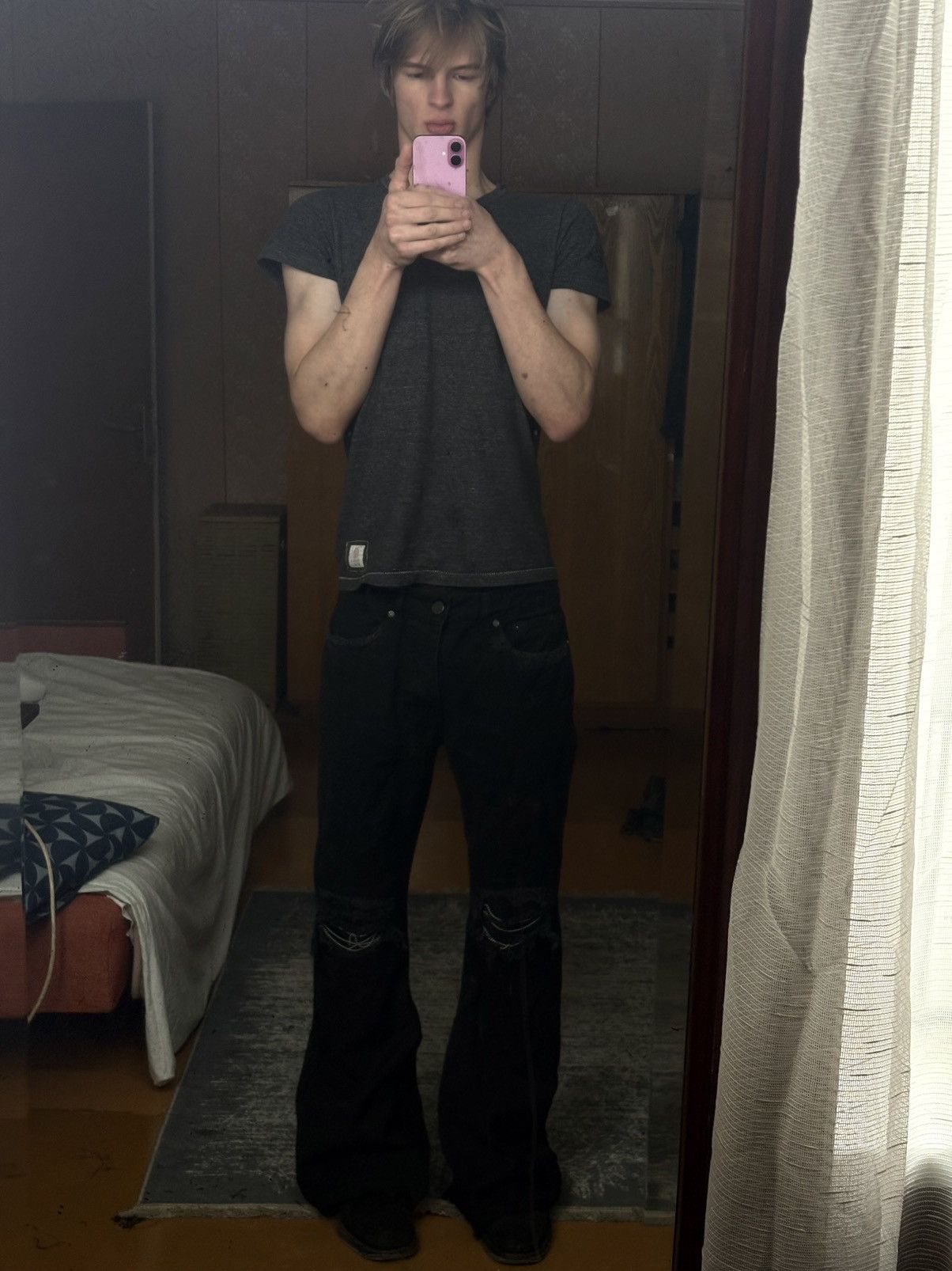 Levi's chain jeans flared Size US 32 / EU 48 - 3 Thumbnail