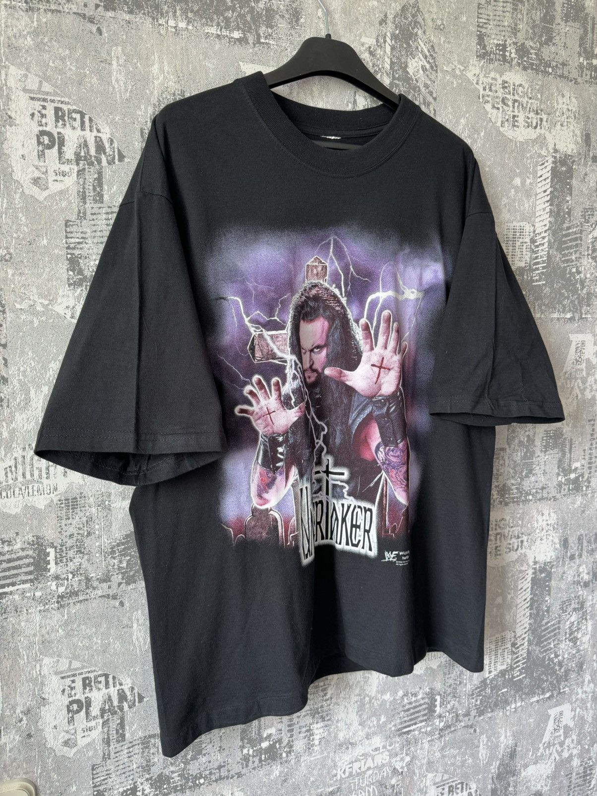 WWE Vintage WWE T-Shirt Size US XL / EU 56 / 4 - 2 Thumbnail