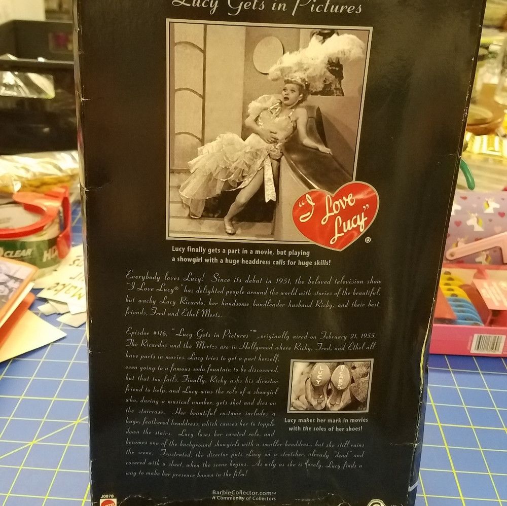 Other I Love Lucy Barbie Doll Episode 116 Lucy Gets in Pictures Size ONE SIZE - 6 Thumbnail