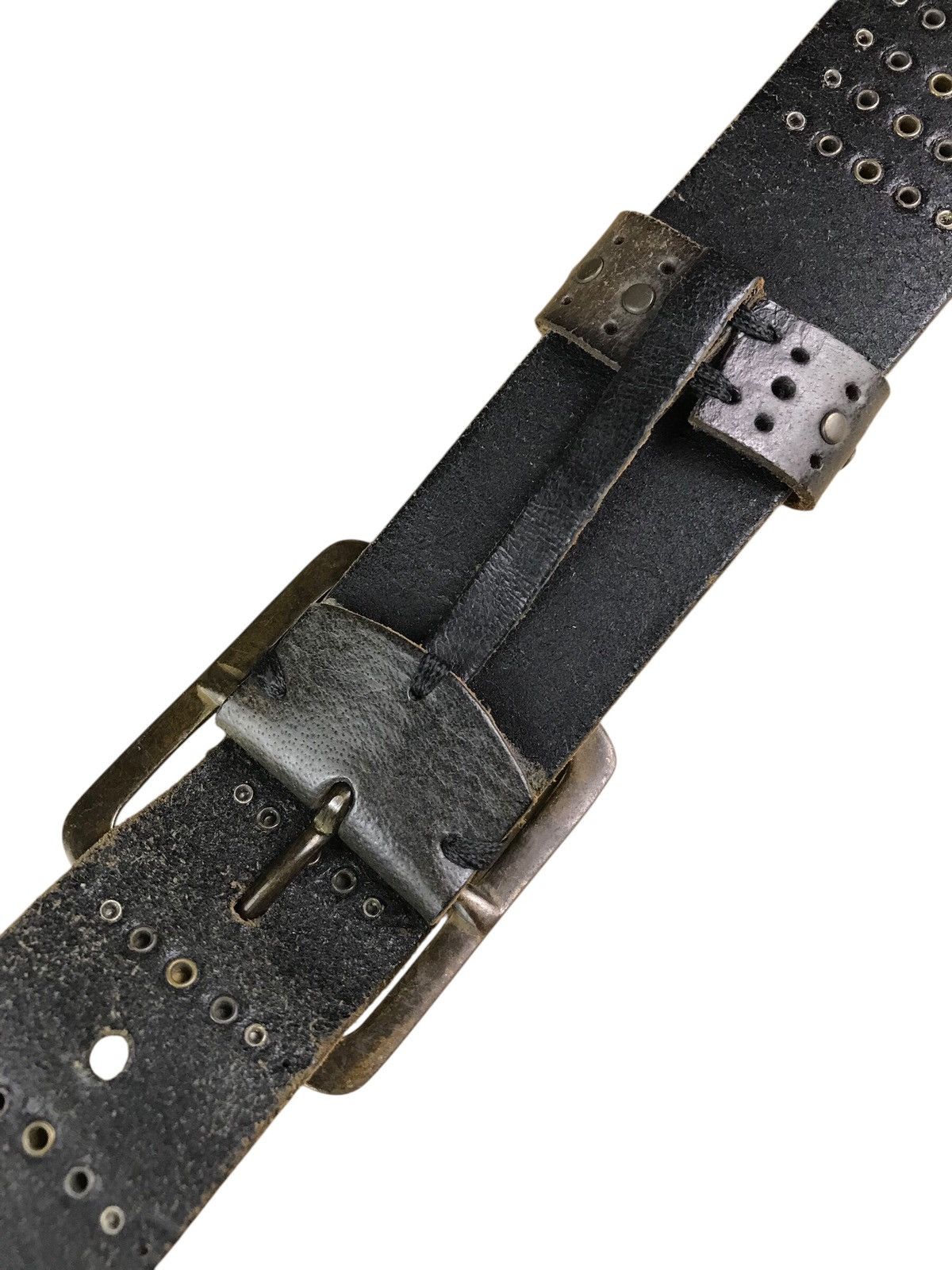 Japanese Brand × Leather STUDDED LEATHER WAIST BELT STEAMPUNK Size ONE SIZE - 6 Thumbnail