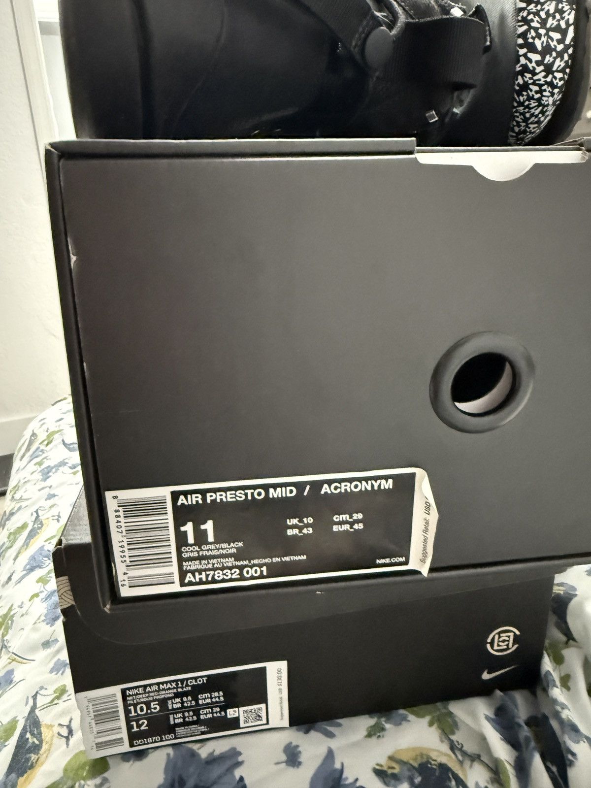 Acronym × Nike Acronym Nike Air Presto Cool Grey Size US 11 / EU 44 - 5 Thumbnail