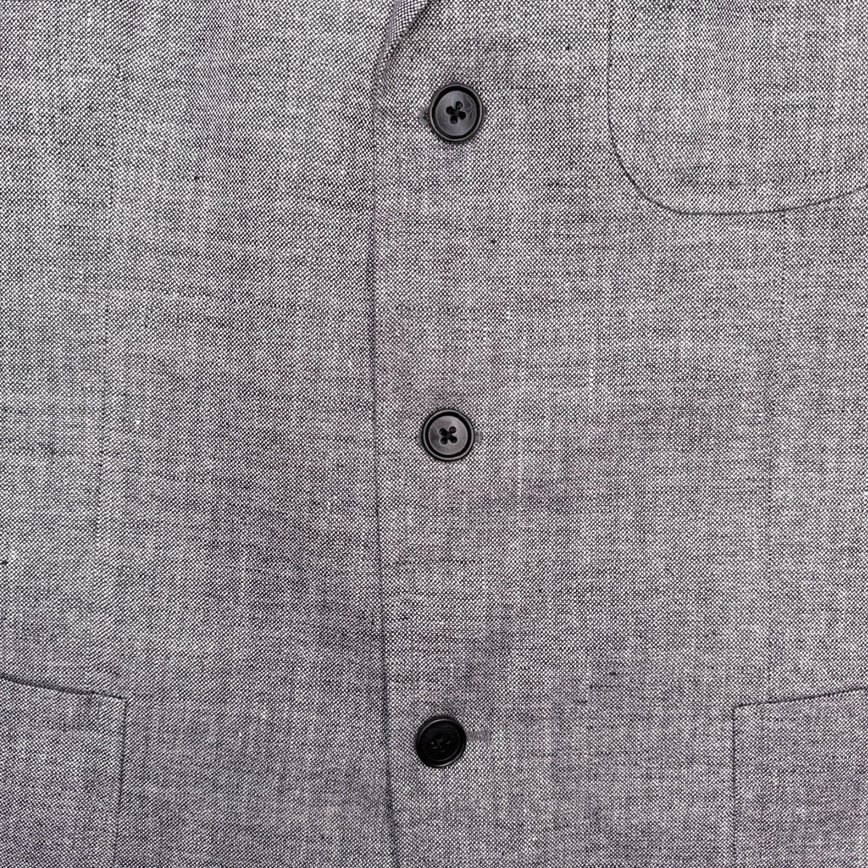 Brooks Brothers Brooks Brothers Blazer Sport Coat Gray 40 Regular Notch Lapel 3-Button Single-Breasted Linen Silk Cotton Tweed Man Vintage? No (adjusted) Size 40R - 7 Thumbnail