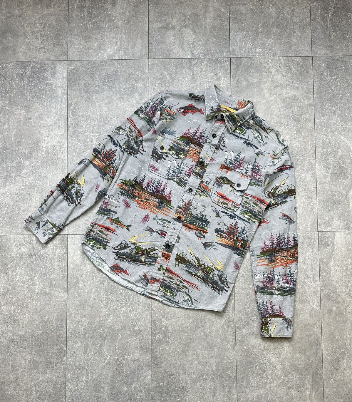 Billionaire Bous Club Overprint Print Shirts Button Up