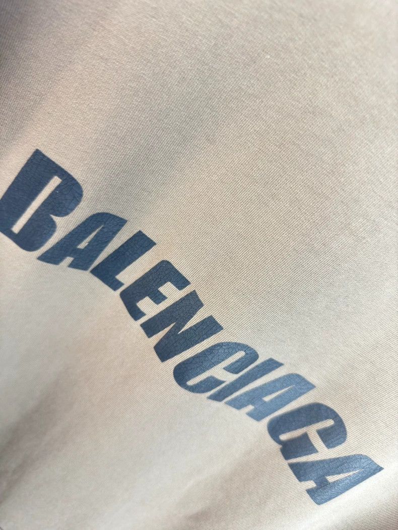 Balenciaga Balenciaga khaki distressed logo hoodie-2506 Size US S / EU 44-46 / 1 - 2 Thumbnail