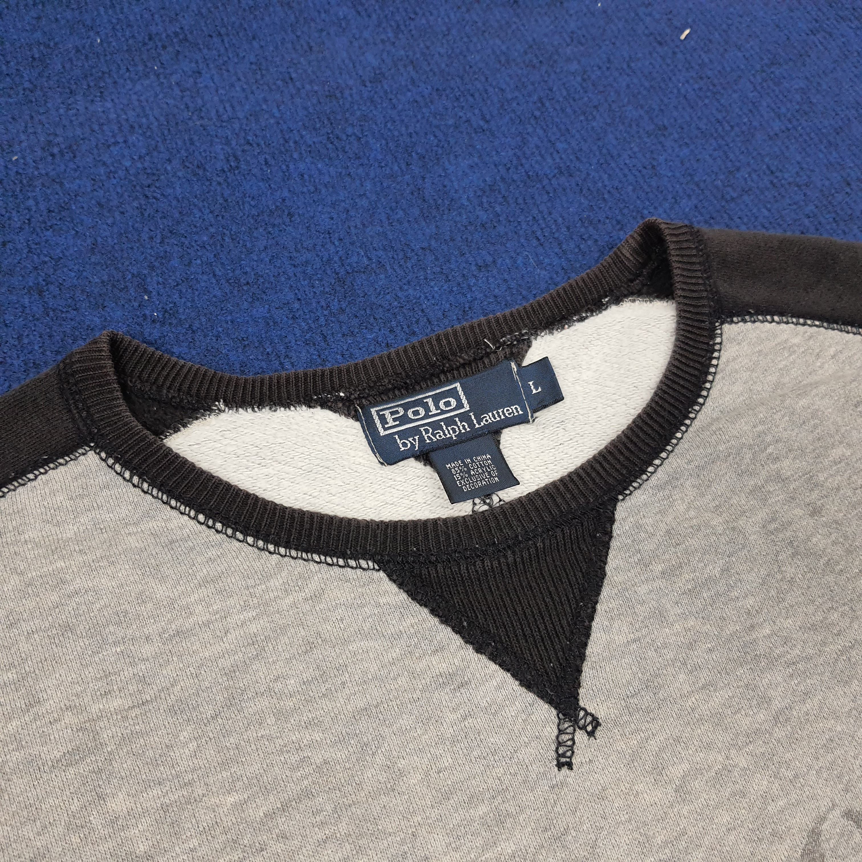 Polo Ralph Lauren × Vintage Vintage POLO by Ralph Lauren Raglan T-shirts Size US L / EU 52-54 / 3 - 4 Thumbnail