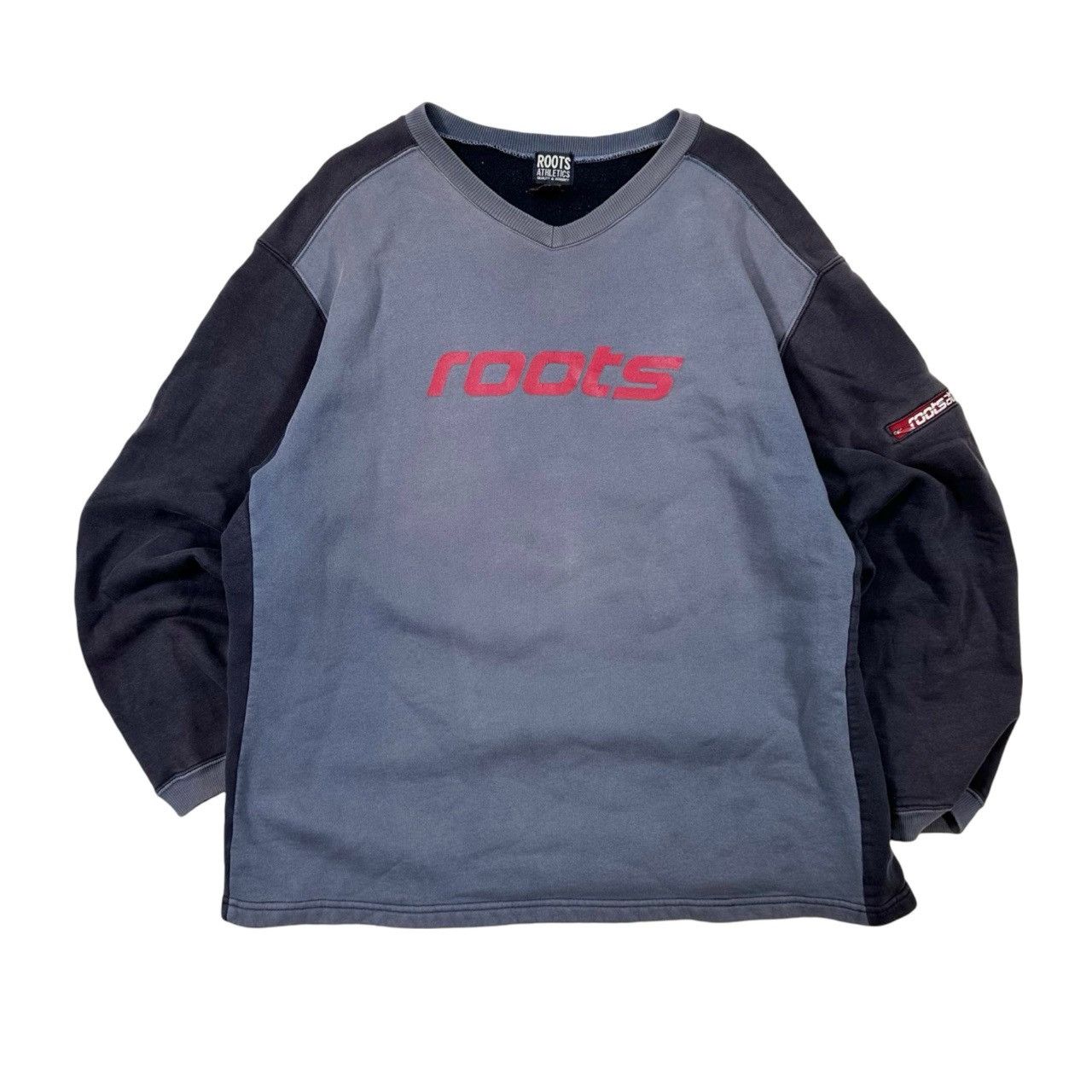 Vintage Vintage 00s Y2K Roots Spellout Graphic Sweater Size US XXL / EU 58 / 5 - 1 Thumbnail