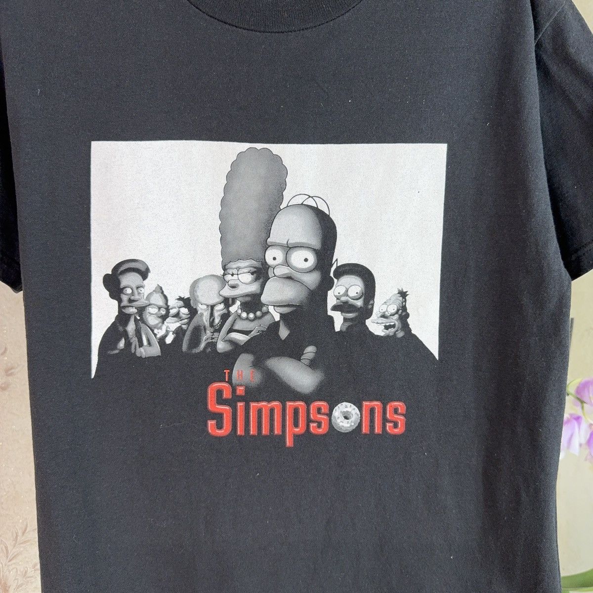 Vintage Vintage The Simpsons Clan Sopranos Parody 00s Black Movie M Size US M / EU 48-50 / 2 - 3 Thumbnail