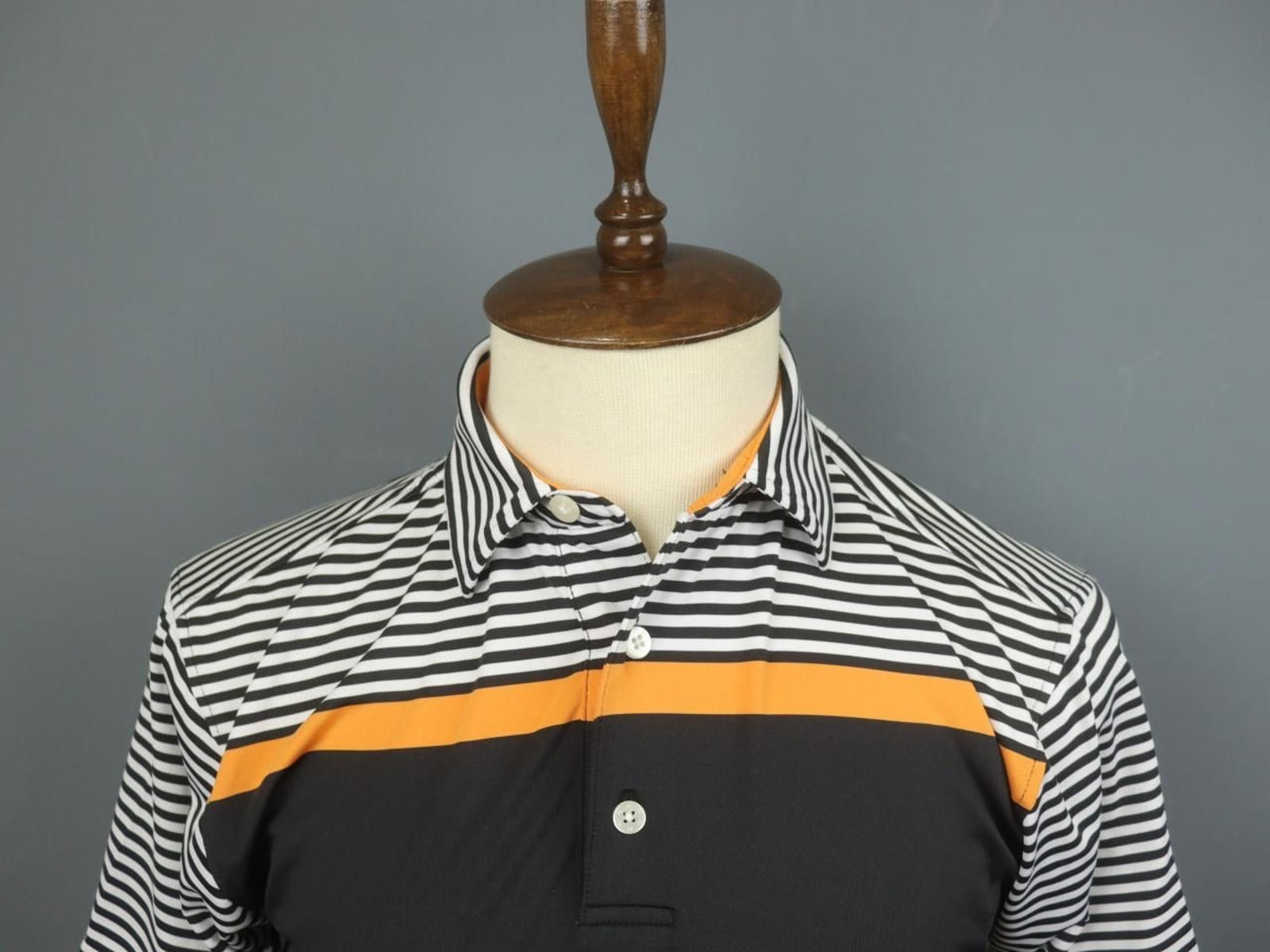Fjallraven FJ Multicolor Striped Collar Popover Polo Shirt Size M Size US M / EU 48-50 / 2 - 12 Thumbnail