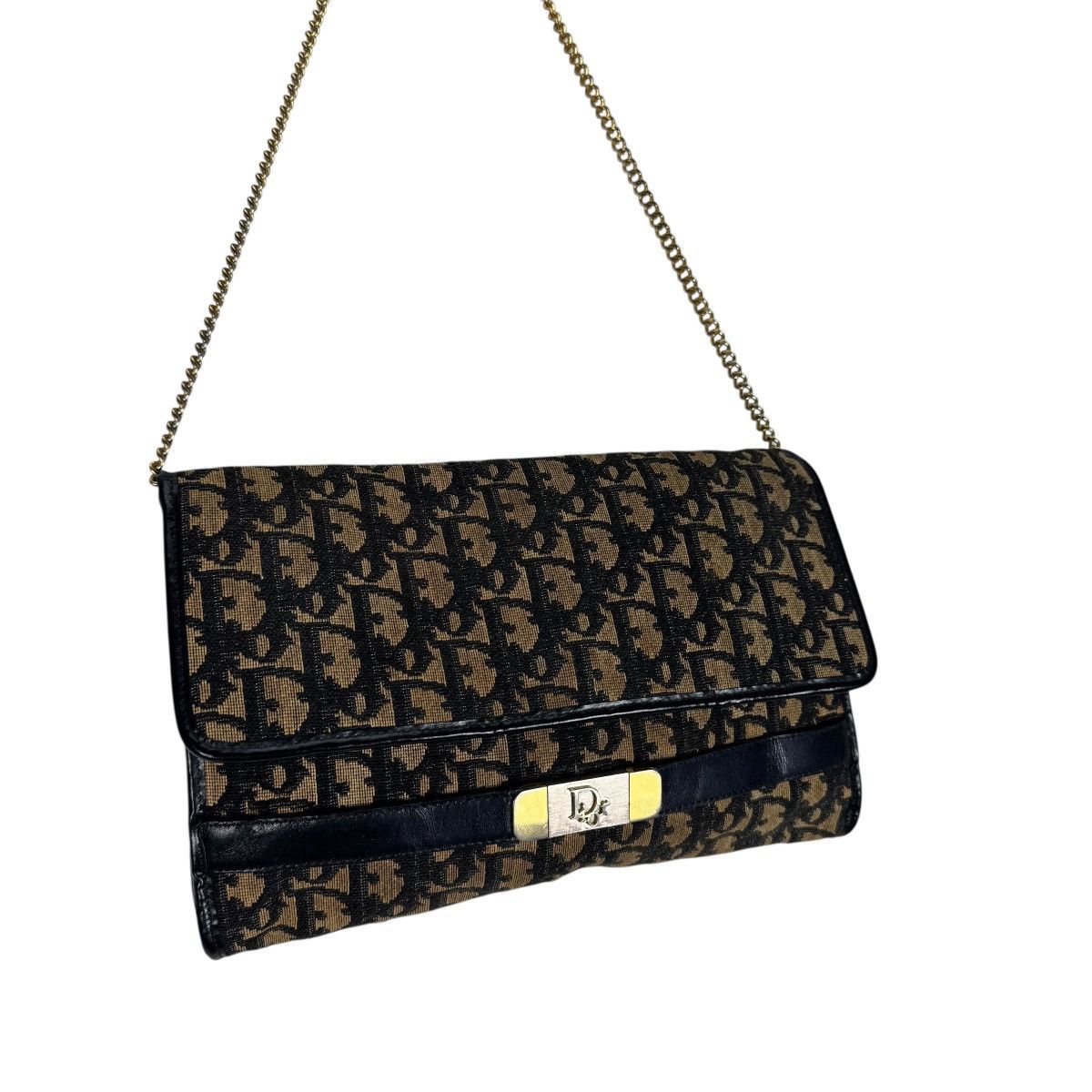 Christian Dior Monsieur 🔥CHRISTIAN DIOR MONOGRAM CHAINS STRAPS SHOULDER BAG Size ONE SIZE - 4 Thumbnail