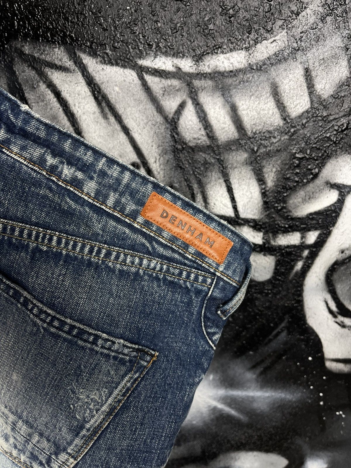 DENHAM × Japanese Brand Denham Maren Boyfriend Fit Jeans Japanese Textiles Size 31" - 11 Thumbnail