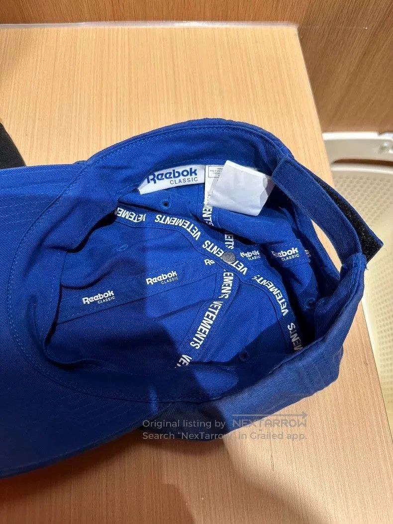 Vetements Reebok x Vetements Thursday Baseball Cap . Size ONE SIZE - 3 Thumbnail