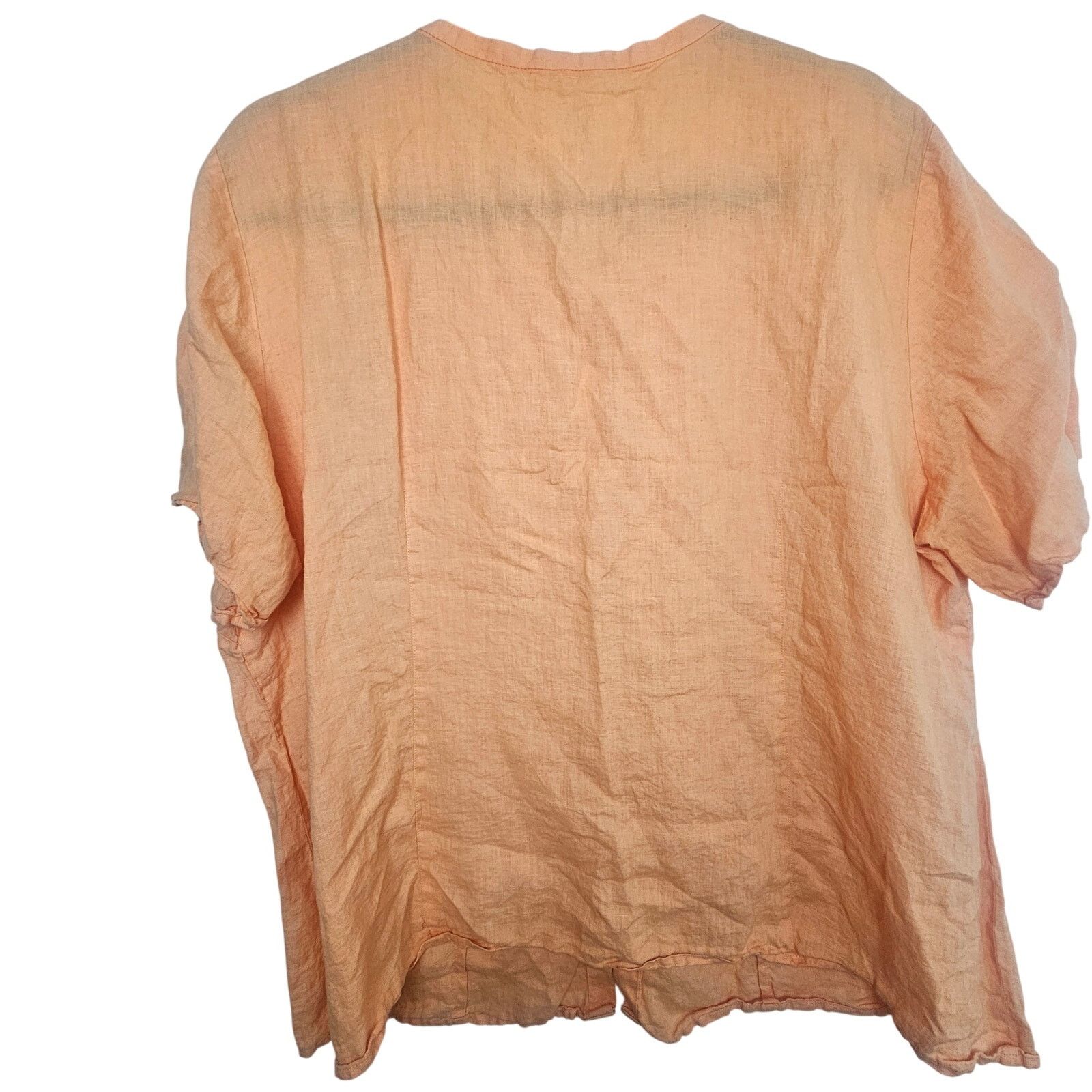 Eileen Fisher Eileen Fisher Womens Irish Linen Tunic 1X Lagenlook Resort Size XL / US 12-14 / IT 48-50 - 8 Thumbnail