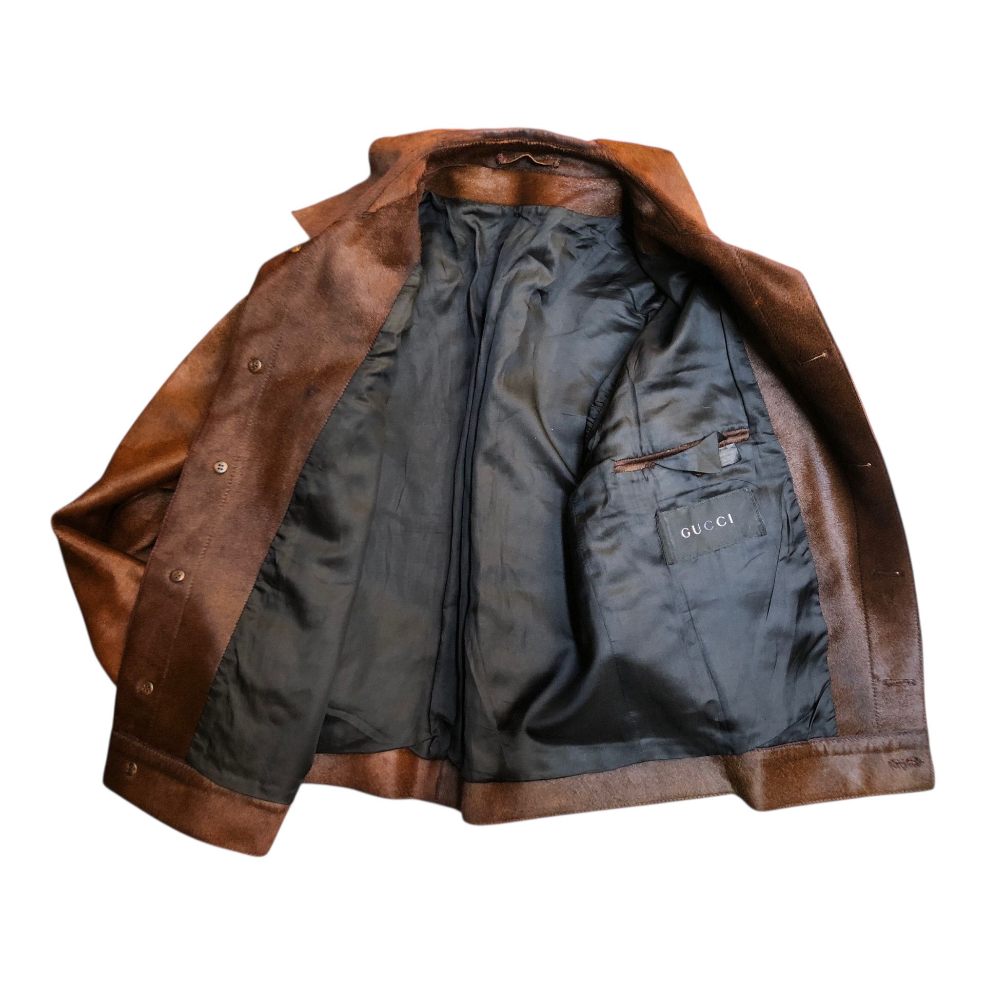 Gucci 🔥💯Rare GUCCI by TOM FORD Pony Hair Jacket A/W00' Runaway Size US M / EU 48-50 / 2 - 8 Thumbnail