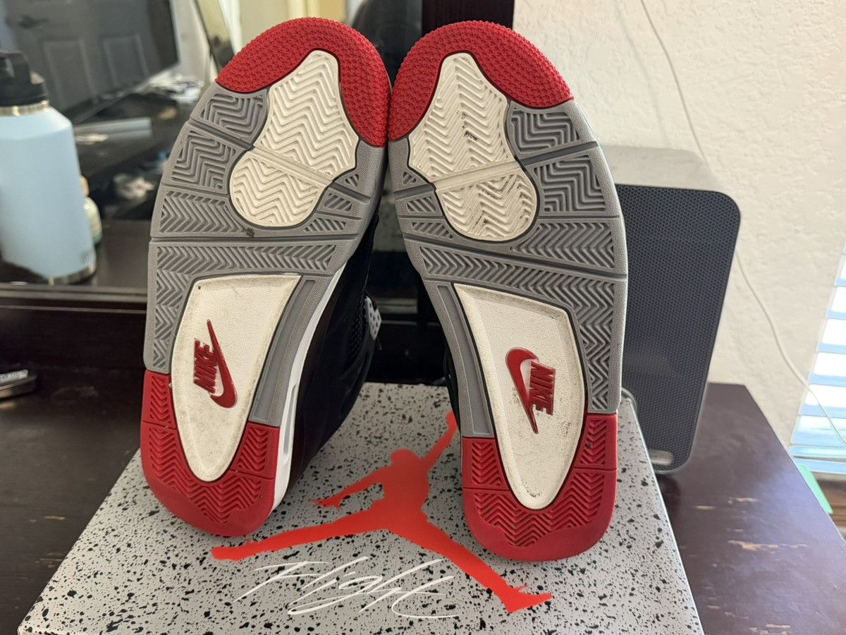 Jordan Brand Air Jordan Bred 4 Reimagined Size 10.5 Size US 10.5 / EU 43-44 - 2 Thumbnail