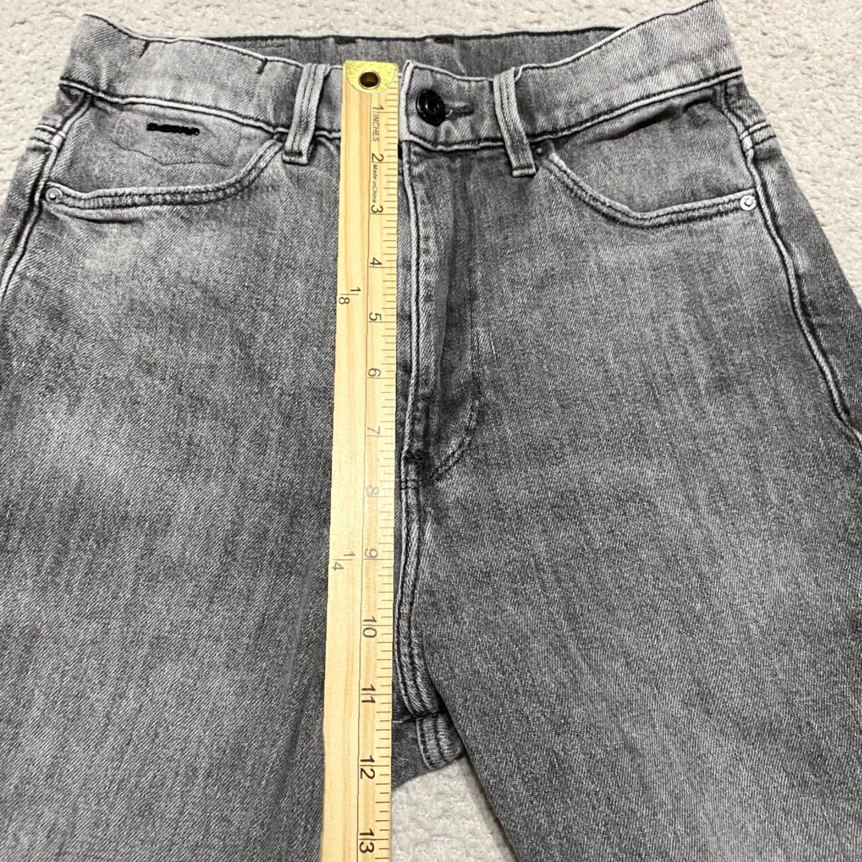 G-Star G-Star Jeans Womens 25 Gray Denim Janeh Ultra High Mom Ankle Rise - 1461 Size 42" / US 20 - 4 Thumbnail