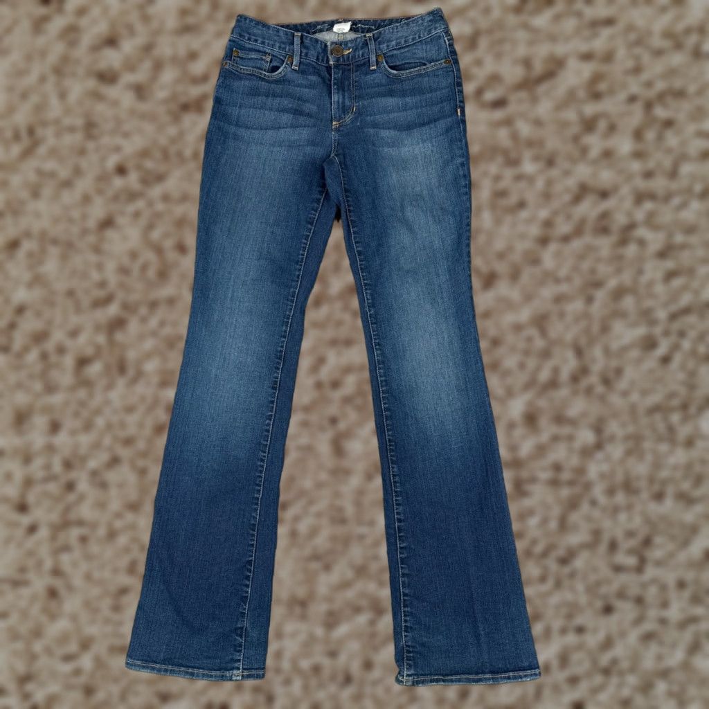 Eddie Bauer VINTAGE Eddie Bauer Jeans Womens 8 Blue Denim Slightly Curvy Bootcut Low Rise 27x31 Size 30" / US 8 / IT 44 - 1 Thumbnail