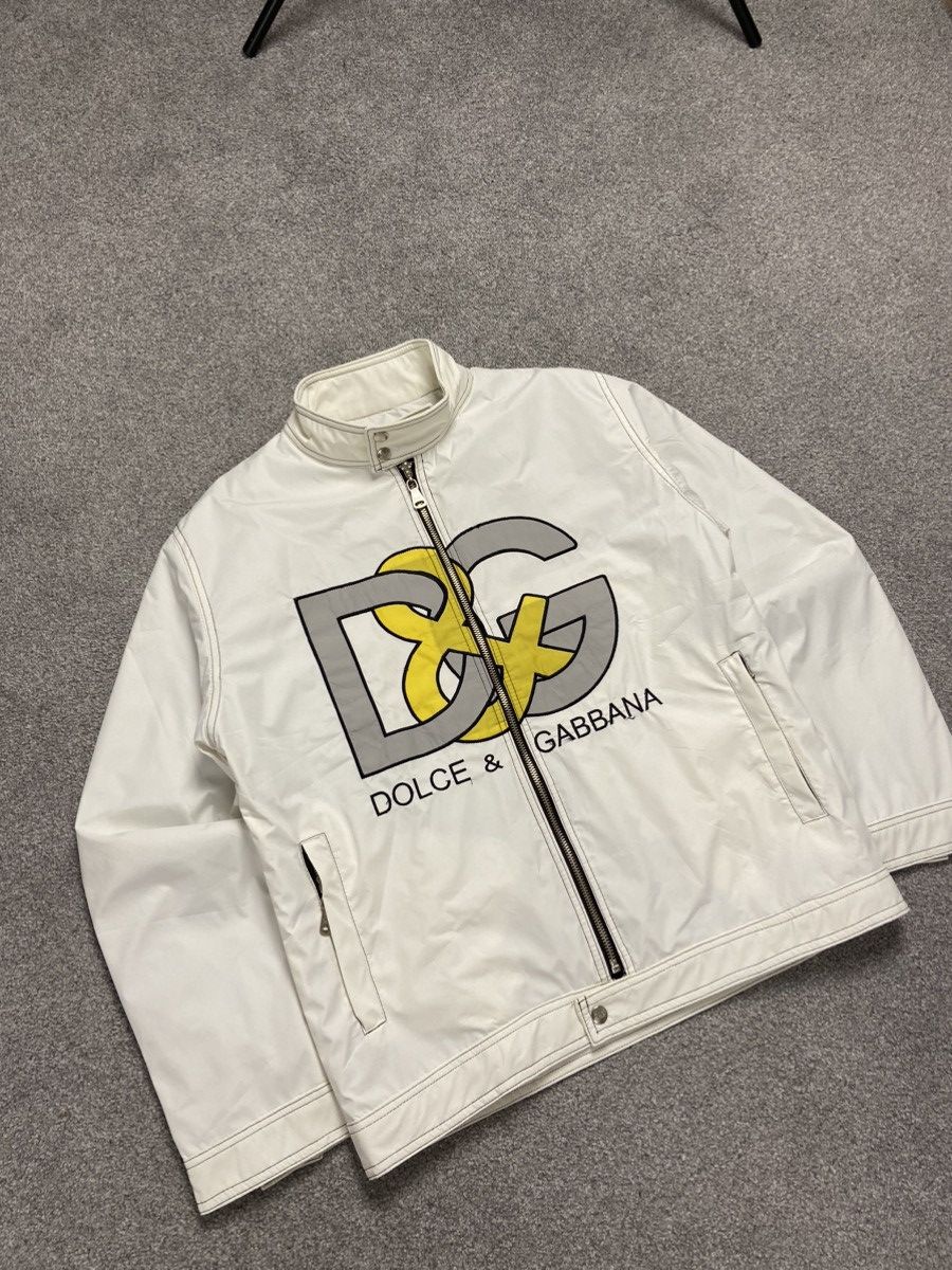 Dolce & Gabbana × Vintage Vintage Dolce & Gabbana Racing Jacket Bomber Big Logo rare Size US M / EU 48-50 / 2 - 3 Thumbnail