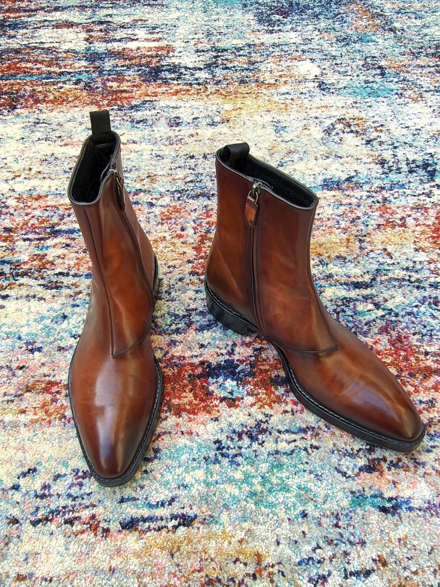 Haider Ackermann Berluti Men's Leather Boots Haider Ackermann FW18 Size US 9 / EU 42 - 1 Thumbnail
