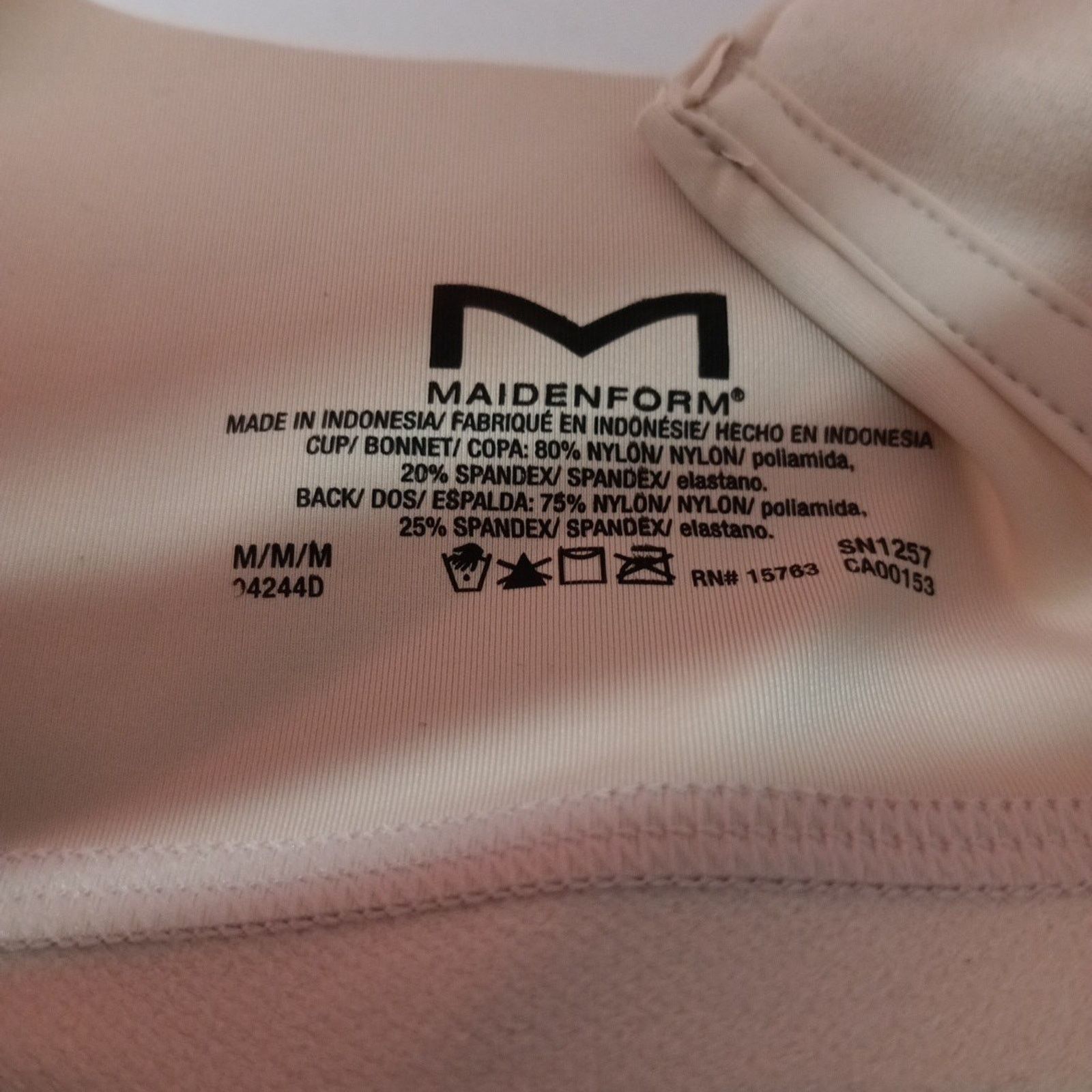 Other Maidenform Women's Size M Wireless Bra Keyhole Lightly Lined Size ONE SIZE - 6 Thumbnail