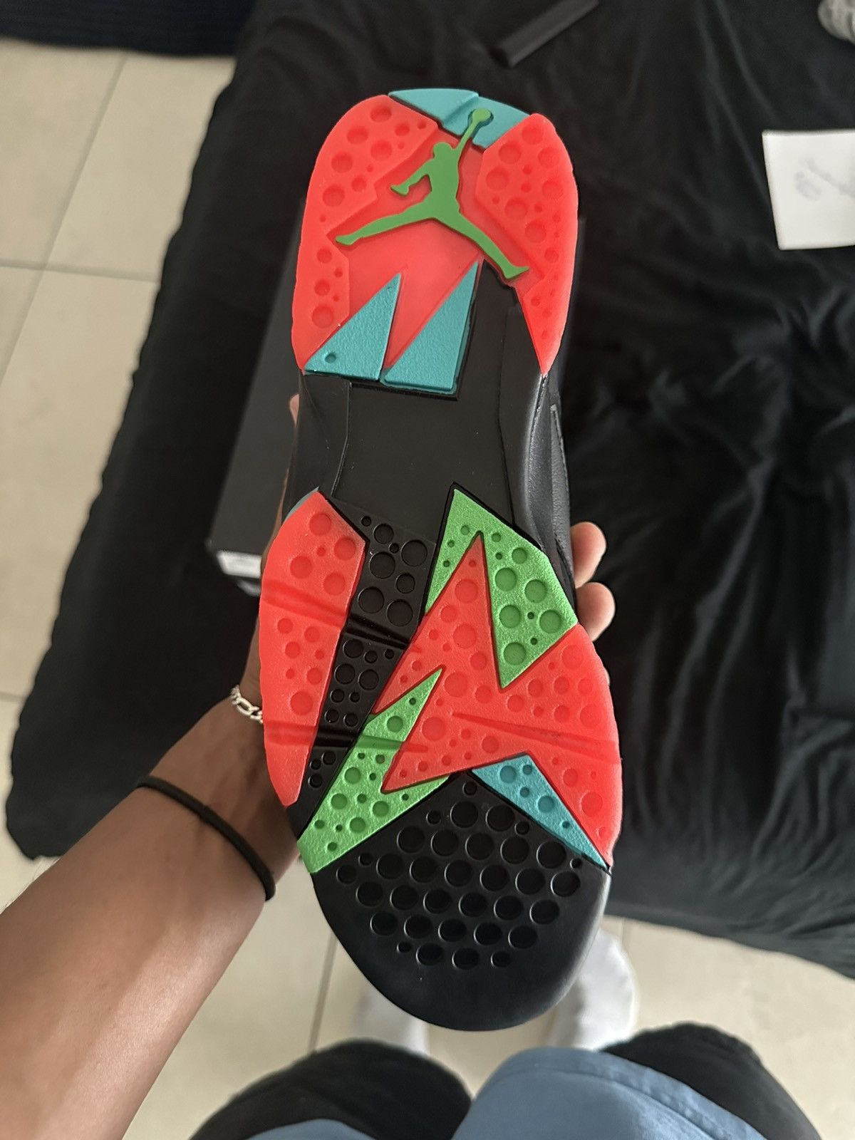 Nike Barcelona Nights Jordan 7s Size US 10.5 / EU 43-44 - 6 Thumbnail