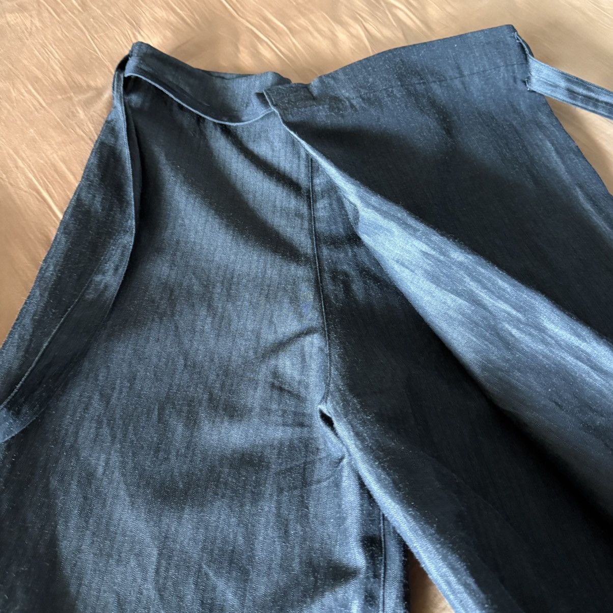 Junya Watanabe Cropped Wrap Wool-Ramie Pants Junya Watanabe Man CdG SS/22 Size US 30 / EU 46 - 6 Thumbnail