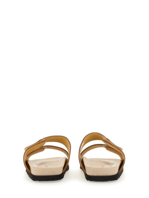 Palm Angels o1y1125 Logo Flats in Gold Size US 9 / IT 39 - 4 Thumbnail