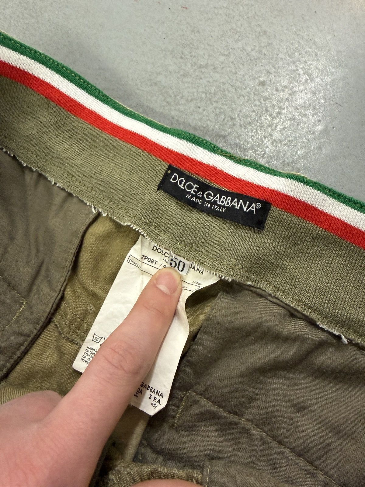 Dolce & Gabbana Dolce & Gabbana AW2007 Multi Pockets Patchwork Cargo Pants Size US 34 / EU 50 - 5 Thumbnail