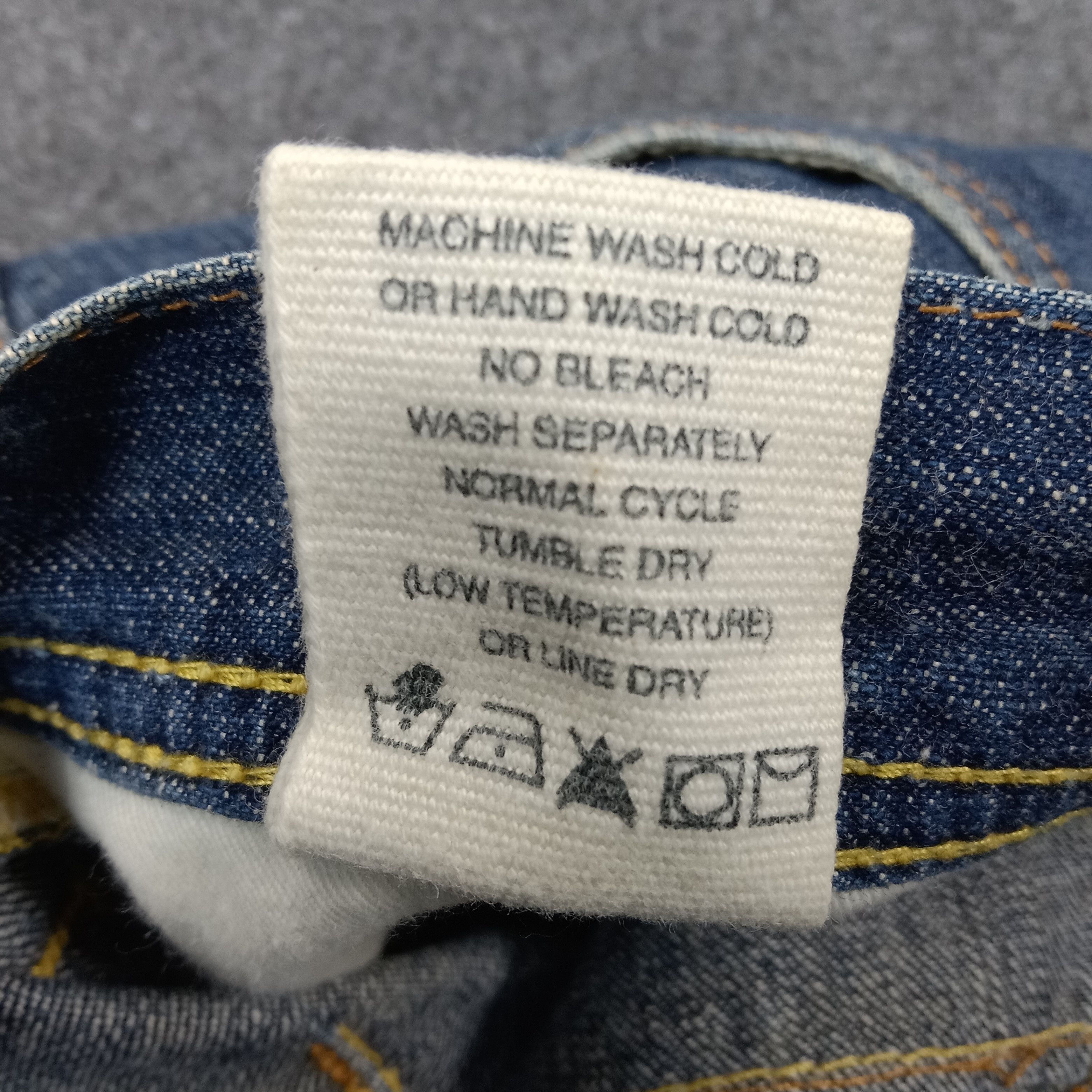 Evisu × Japanese Brand × Vintage Evisu Paris Japan Brand Daicock Custom Denim Jeans C217N10 Size US 30 / EU 46 - 17 Thumbnail