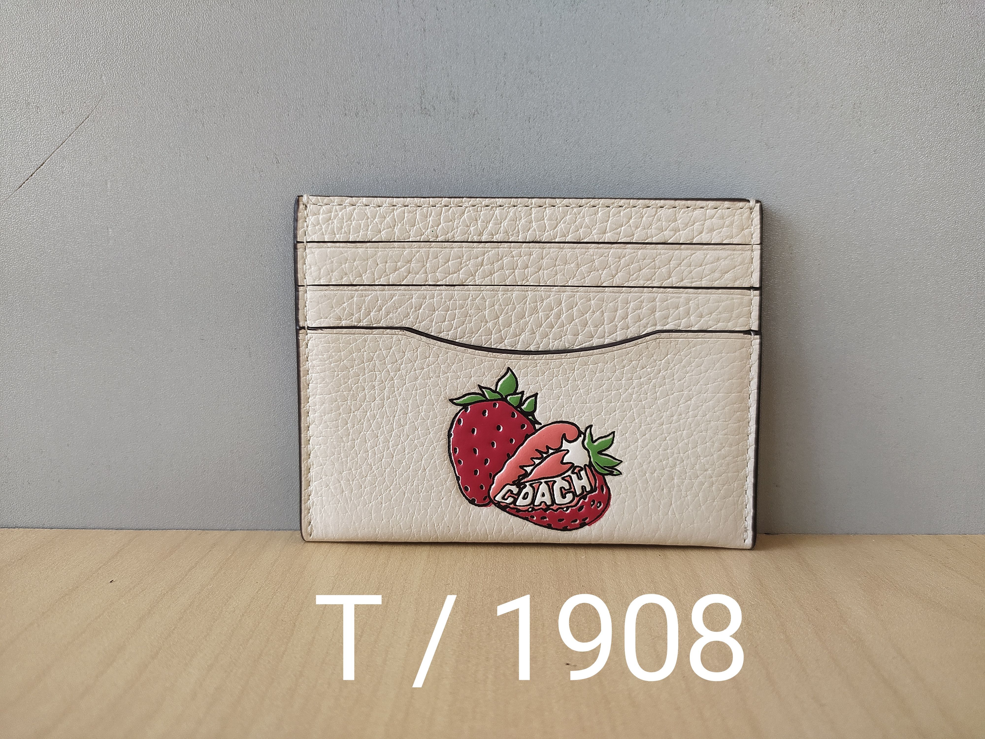 Coach Coach Leather Slim Credit Card case Free Shipping T/1908 Size ONE SIZE - 9 Thumbnail