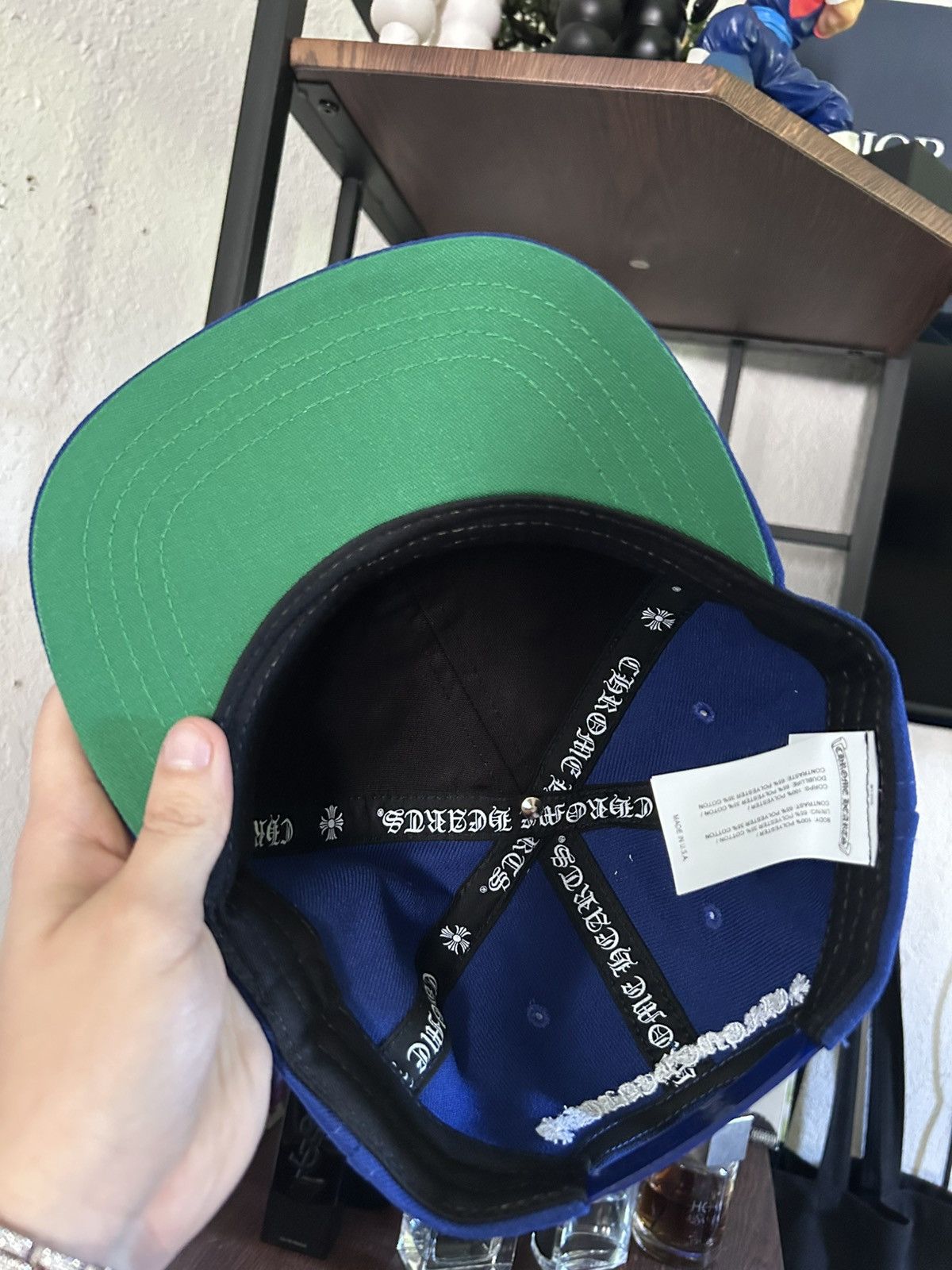 Chrome Hearts Chrome Hearts Baseball Hat CH Size ONE SIZE - 4 Thumbnail