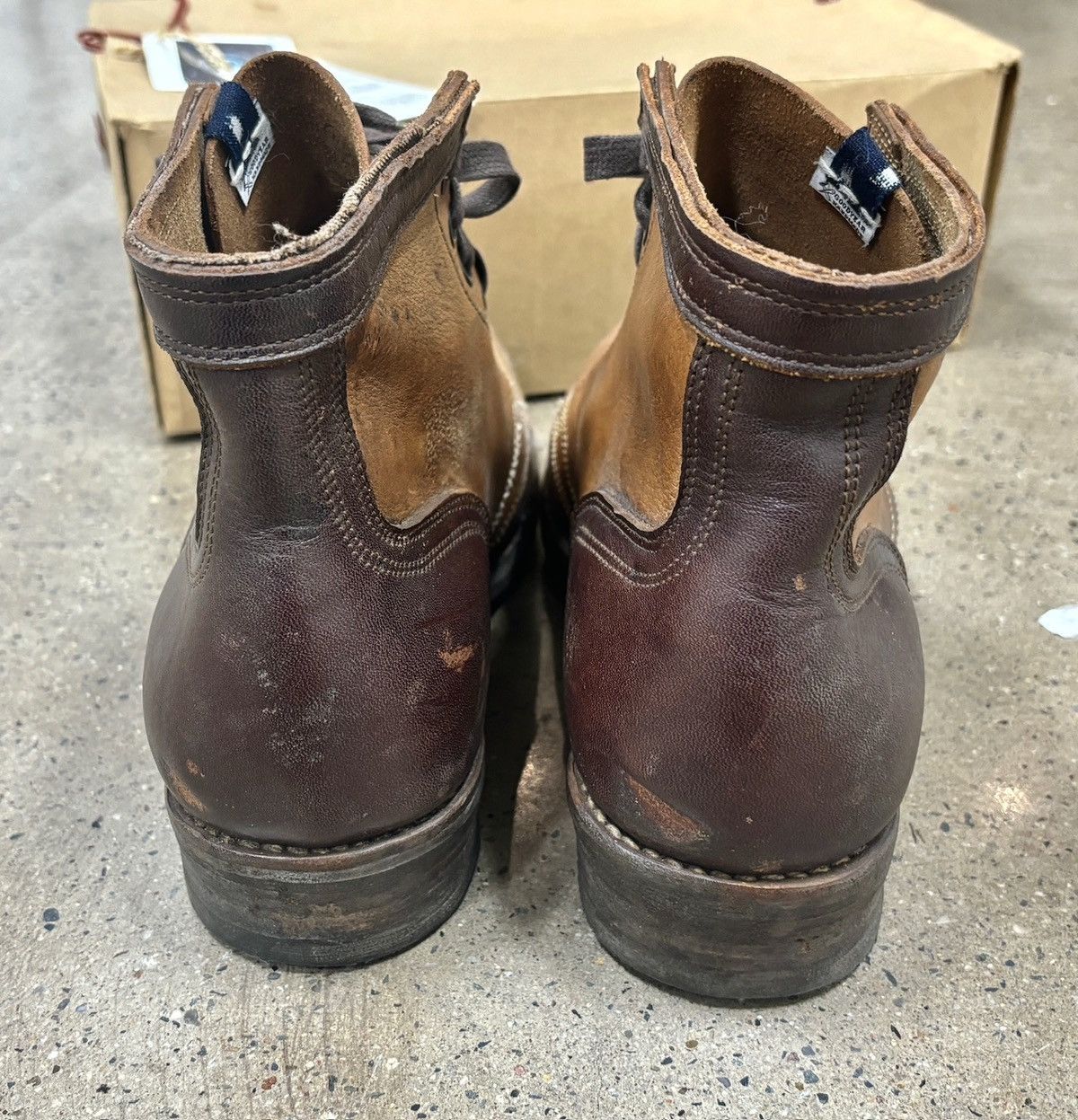 Visvim 19aw ICT Lafayette Boots Mud Overdye，M10.5