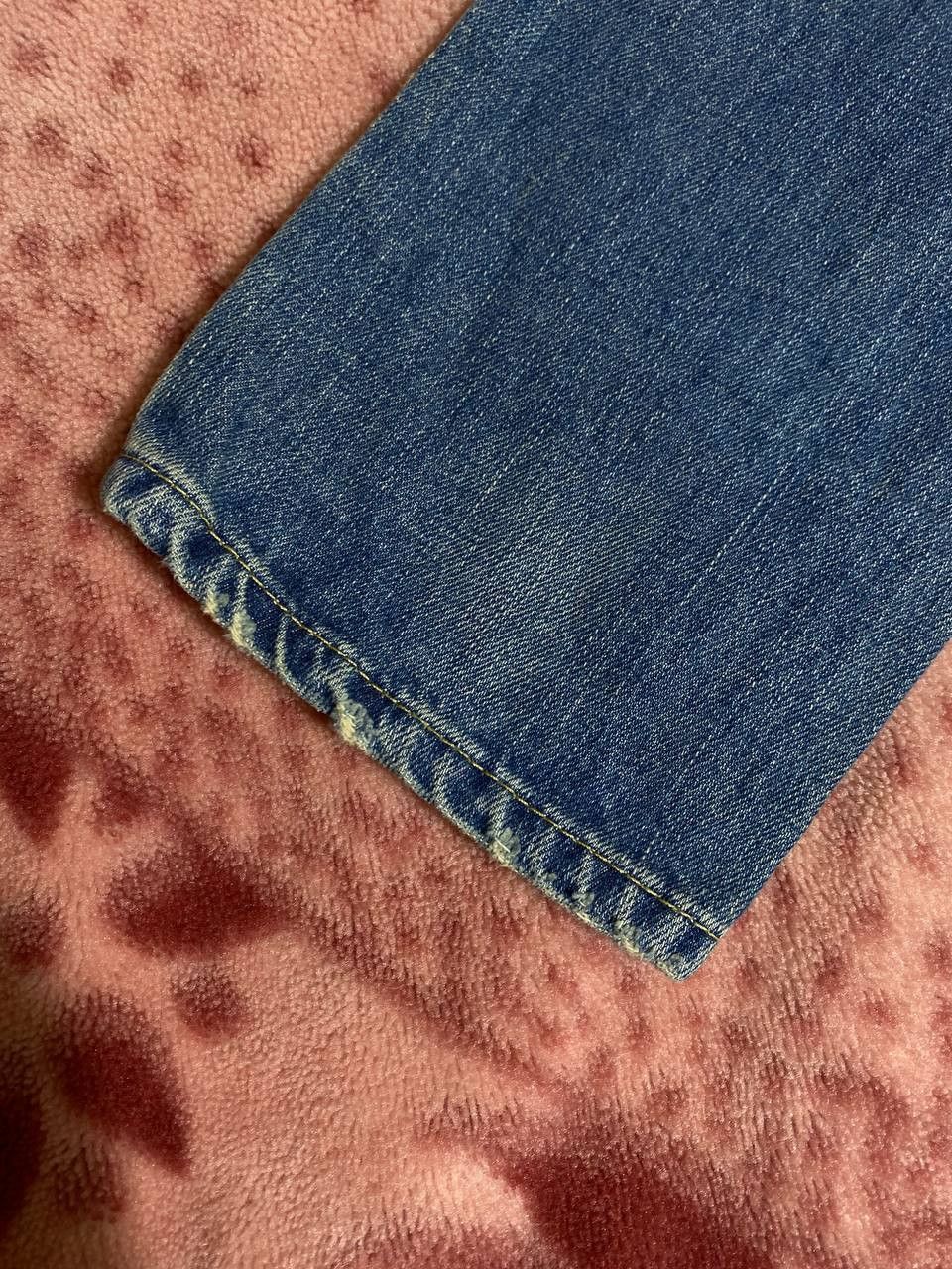 Polo Ralph Lauren × RRL Ralph Lauren × Vintage Crazy Vintage 90s Polo Ralph Lauren Faded Baggy Jeans Size US 27 - 9 Thumbnail