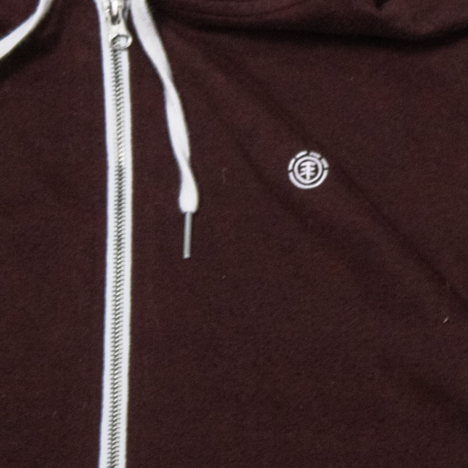 Element Y2K 2000'S Element Skater Burgundy Zip Hoodie Sweater Size US M / EU 48-50 / 2 - 6 Thumbnail