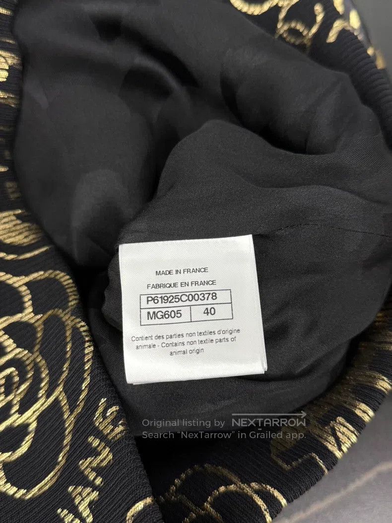 Chanel Chanel Egypt series black gold graffiti leather jacket Size S / US 4 / IT 40 - 5 Thumbnail