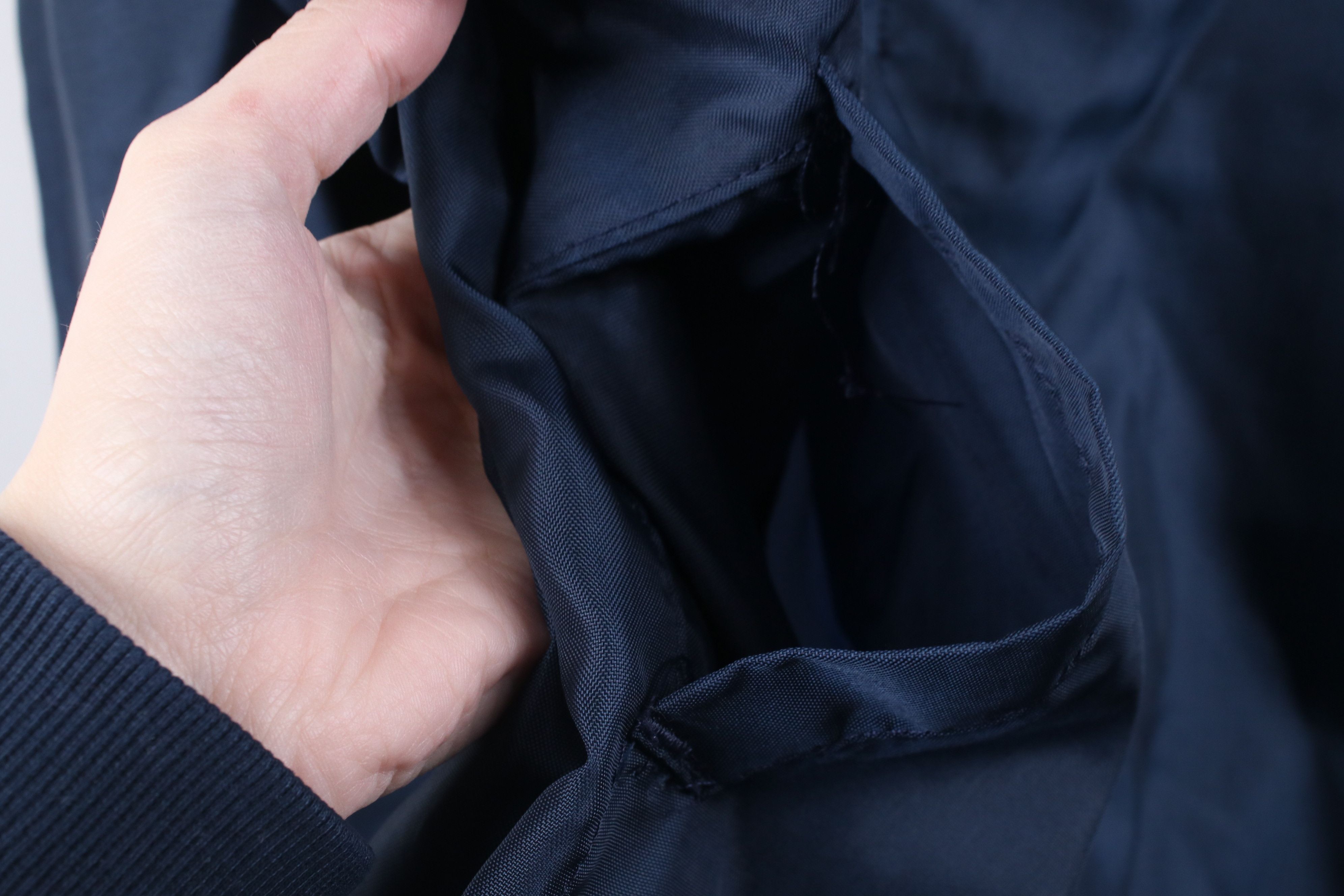 Vintage Vintage 70s Streetwear Windbreaker Jacket Navy Blue USA Size US L / EU 52-54 / 3 - 8 Thumbnail