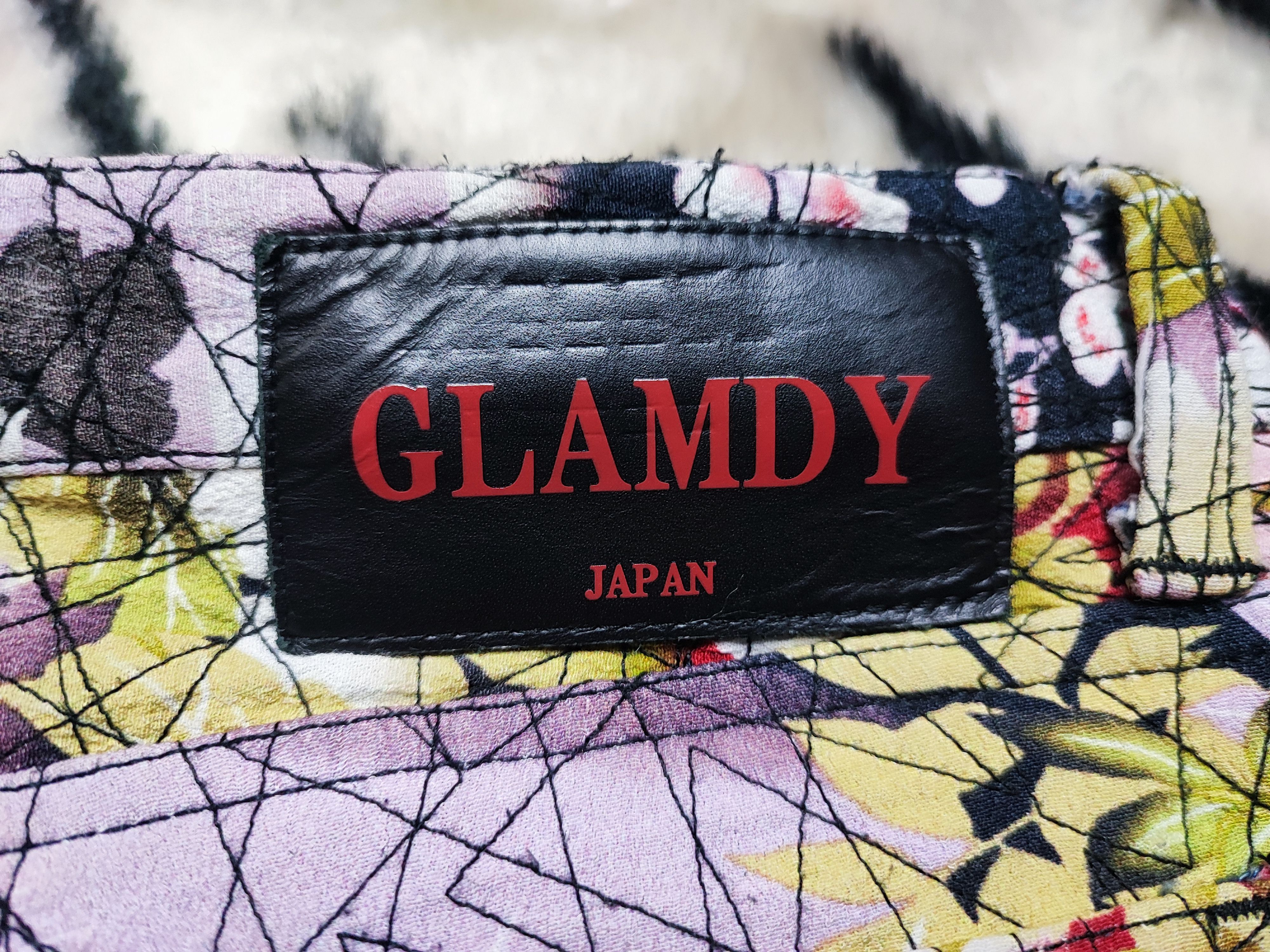 Japanese Brand Made In Japan Glamdy Flower Printed Denim Pants Size US 30 / EU 46 - 11 Thumbnail
