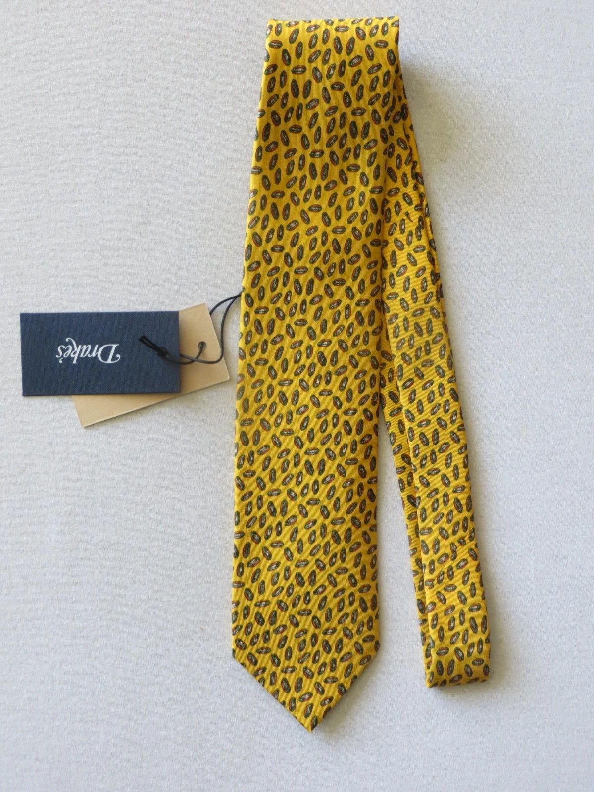 Drake's DRAKE'S 100% SILK PRINTED HAND MADE NEW WITH TAG Size ONE SIZE - 4 Thumbnail