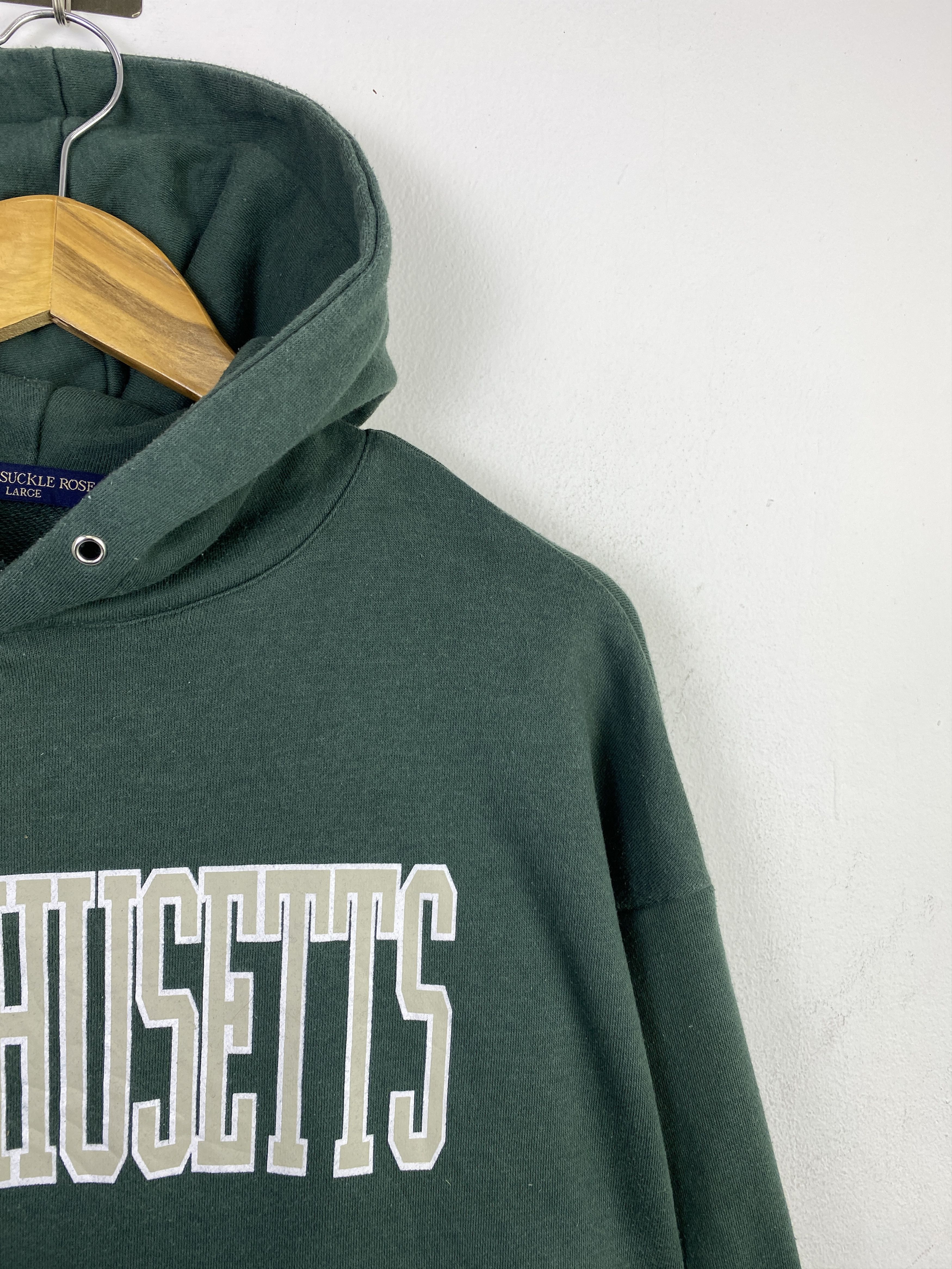 Vintage Vintage Massachusetts Wording Pullover Hoodie SH0374 Size US L / EU 52-54 / 3 - 7 Thumbnail