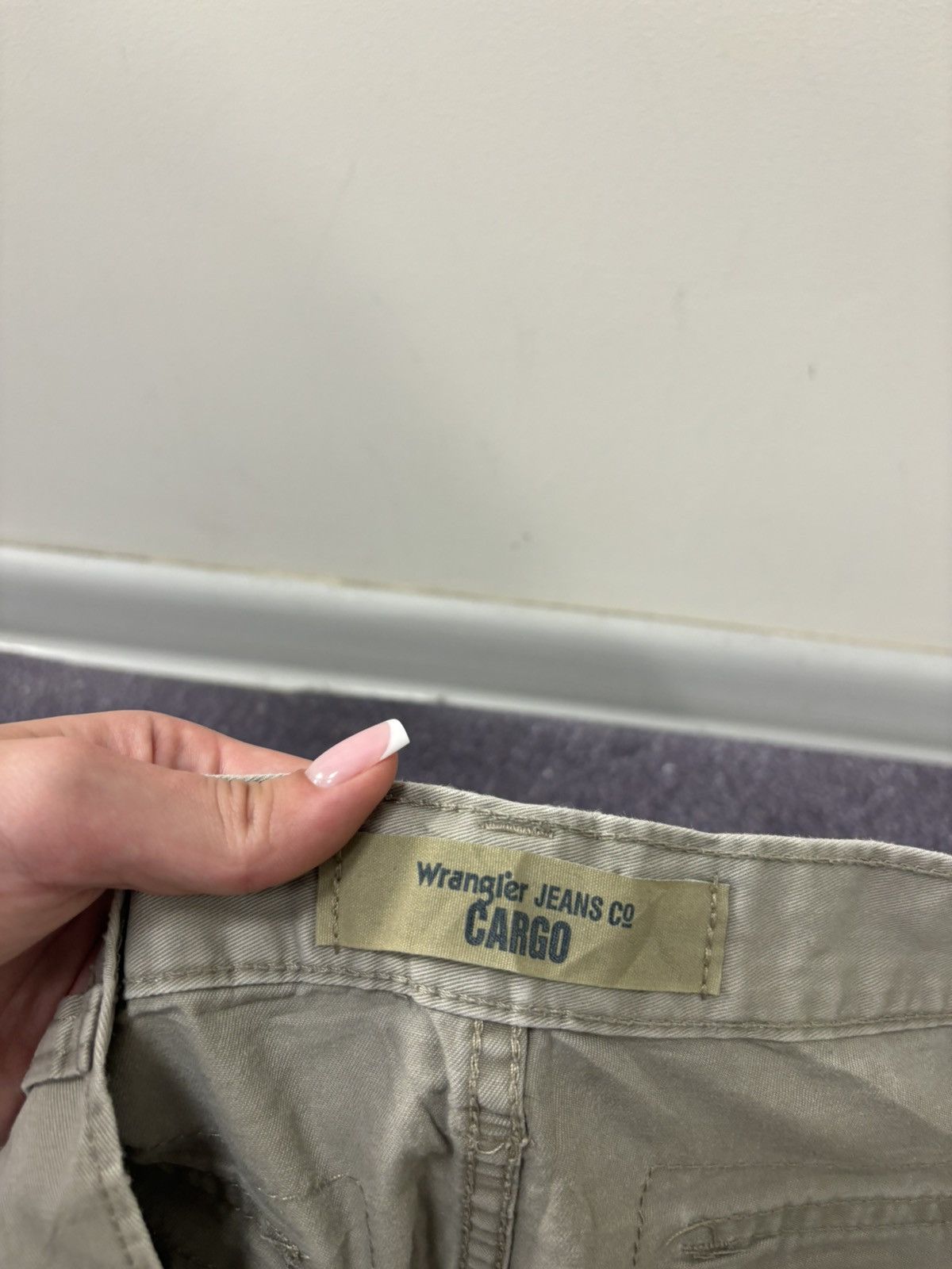 Vintage Vintage Wrangler USA Beige Utility Hype Baggy Cargo Shorts Size US 36 / EU 52 - 11 Thumbnail