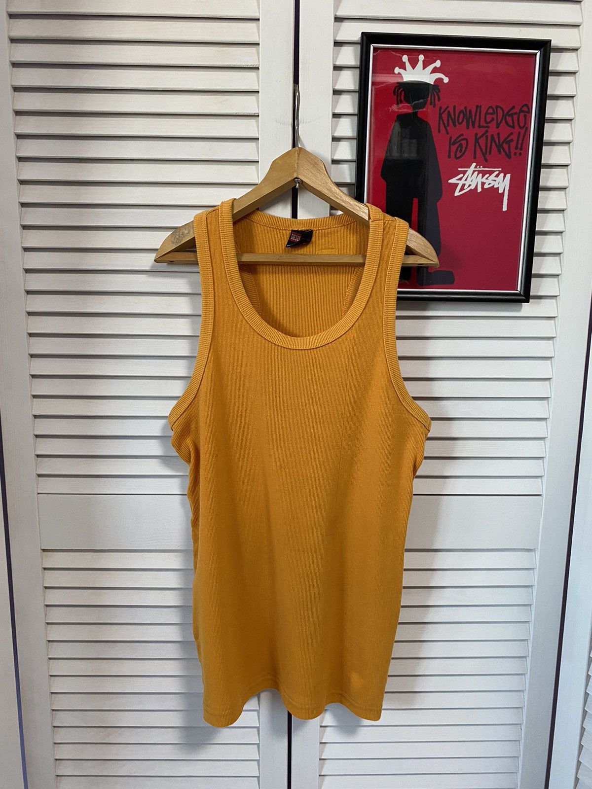 Diesel × Hysteric Glamour Tank Tops Shirt Diesel Knit Logo Back Sunrise Size US XL / EU 56 / 4 - 2 Thumbnail