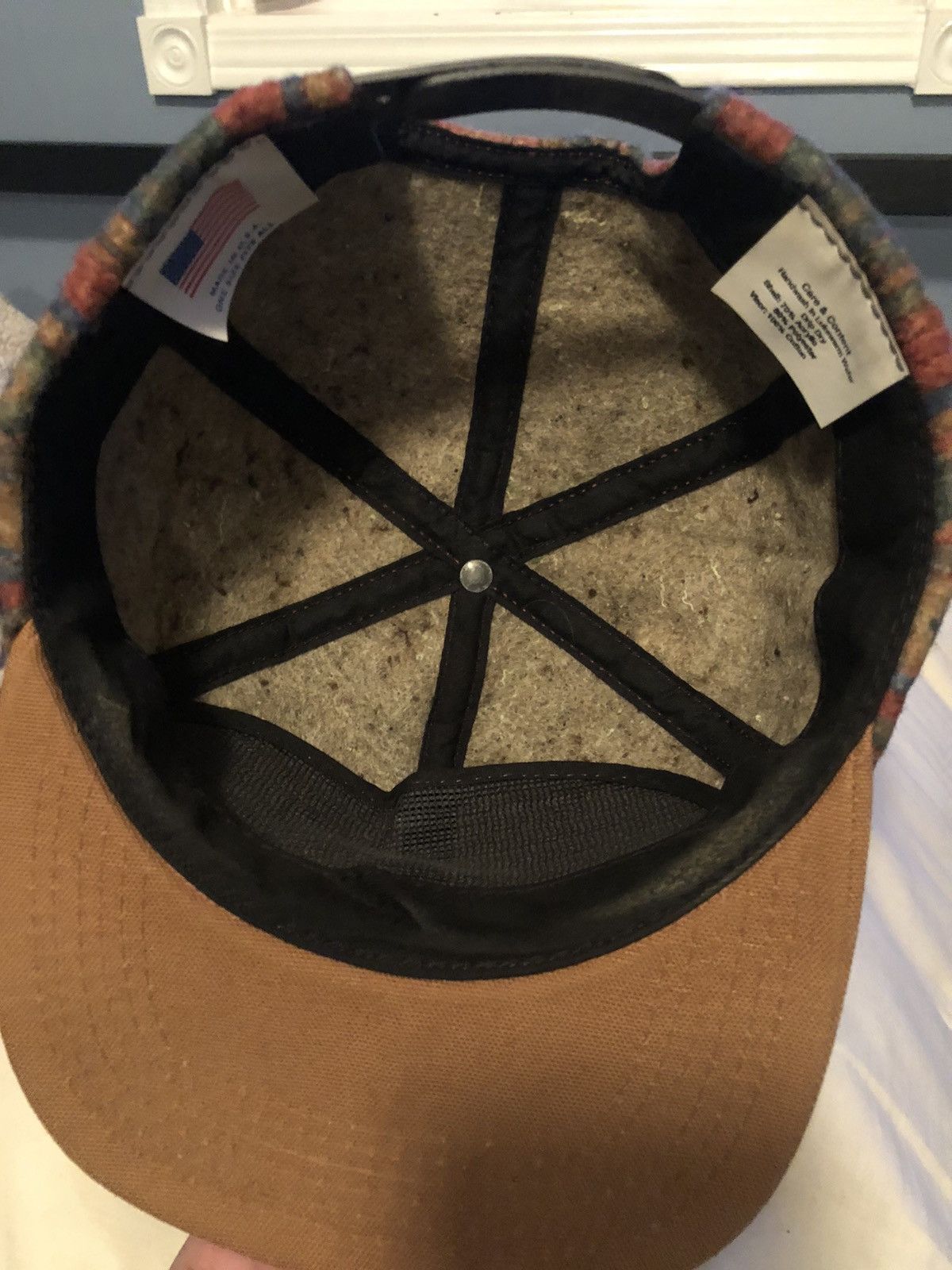 Carhartt CARHARTT AZTEC SOUTHWESTERN WOOL HAT - MADE 1994 - DEADSTOCK Size ONE SIZE - 5 Thumbnail